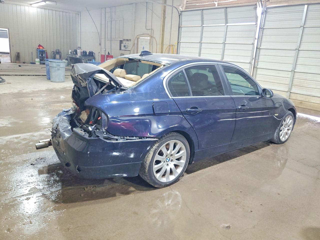 2006 Bmw 330 I Blue vin: WBAVB33506PS15240