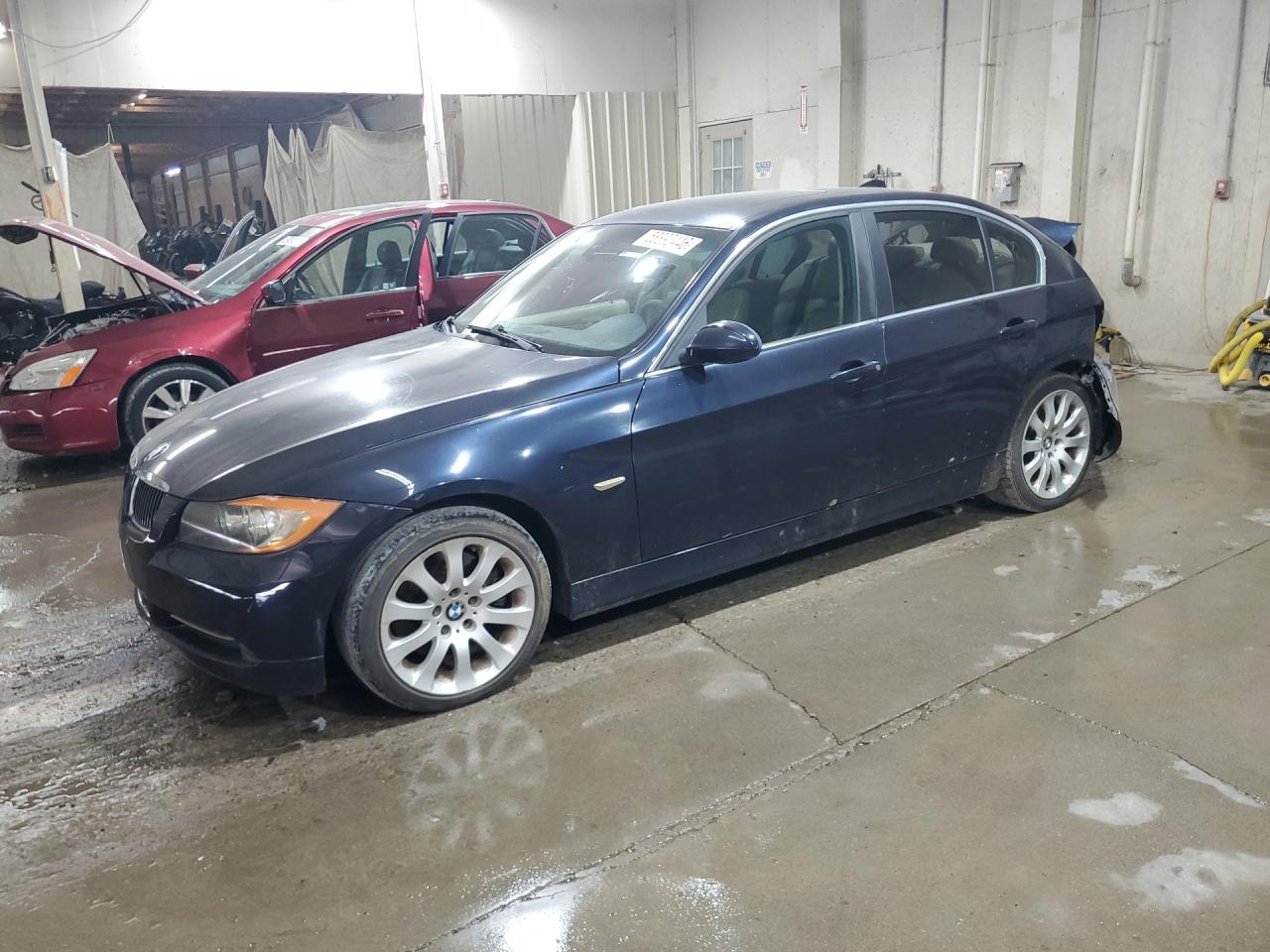 2006 Bmw 330 I Blue vin: WBAVB33506PS15240