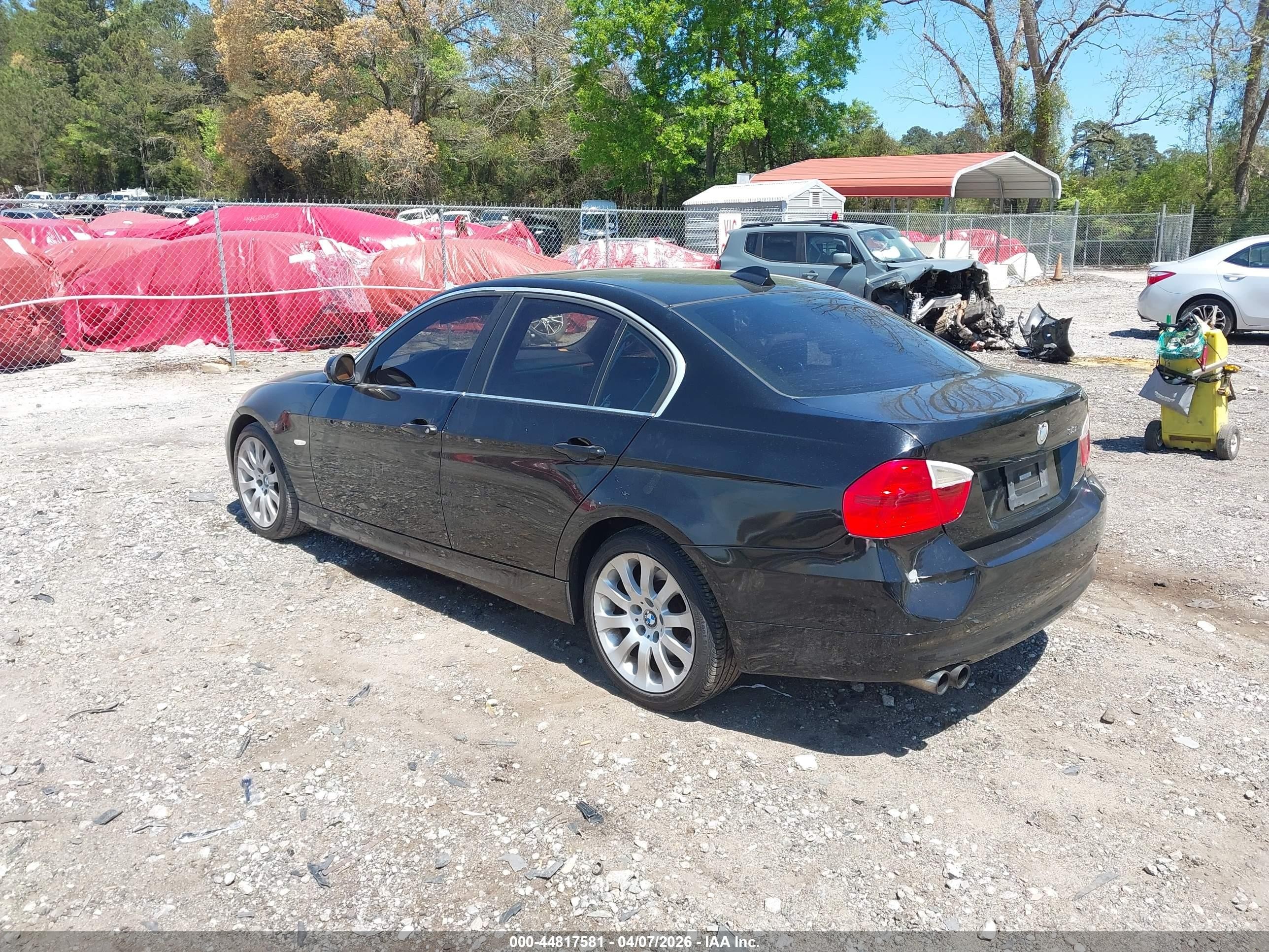 2006 Bmw 330i Black vin: WBAVB33516KR74489