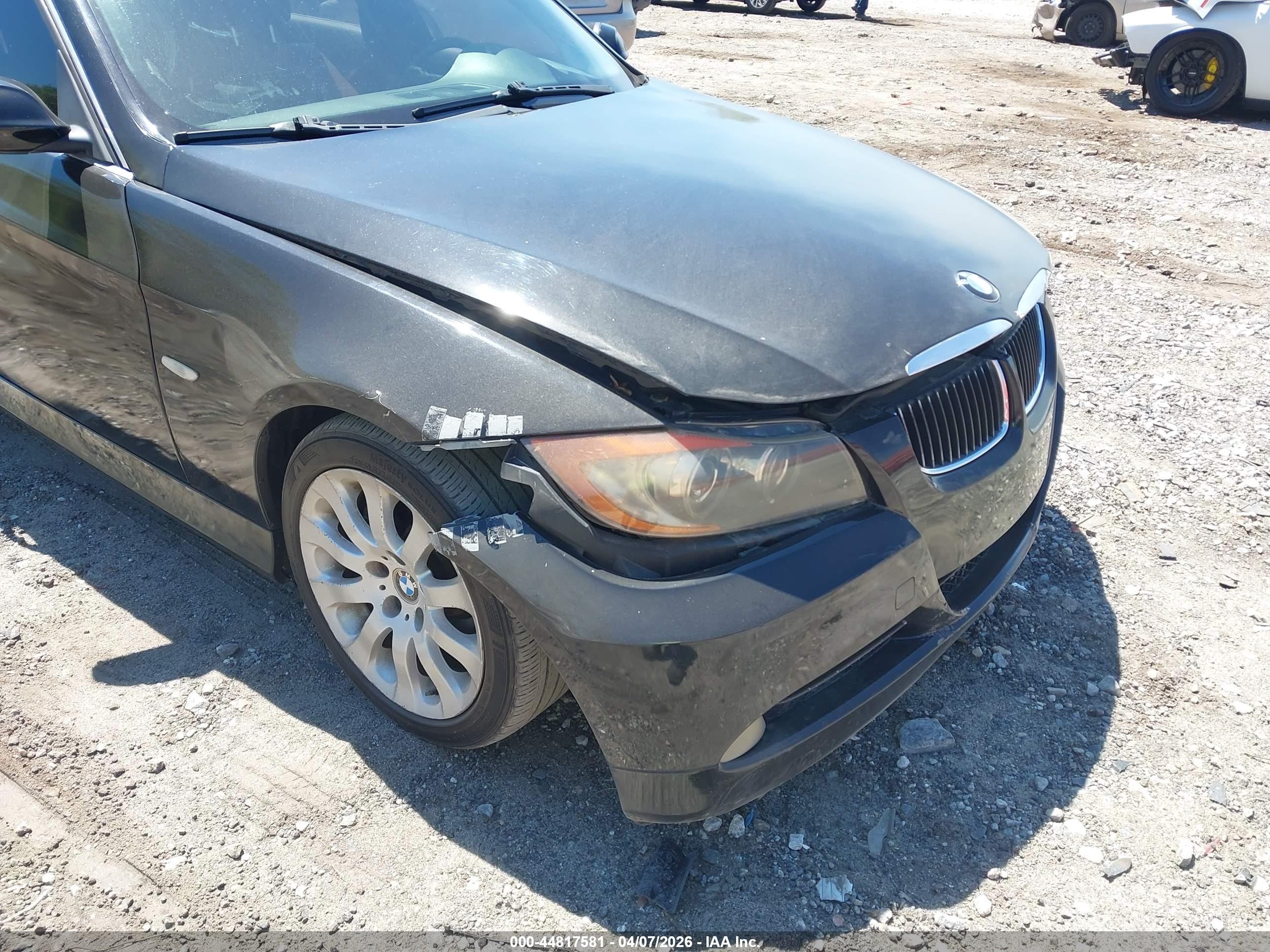 2006 Bmw 330i Black vin: WBAVB33516KR74489