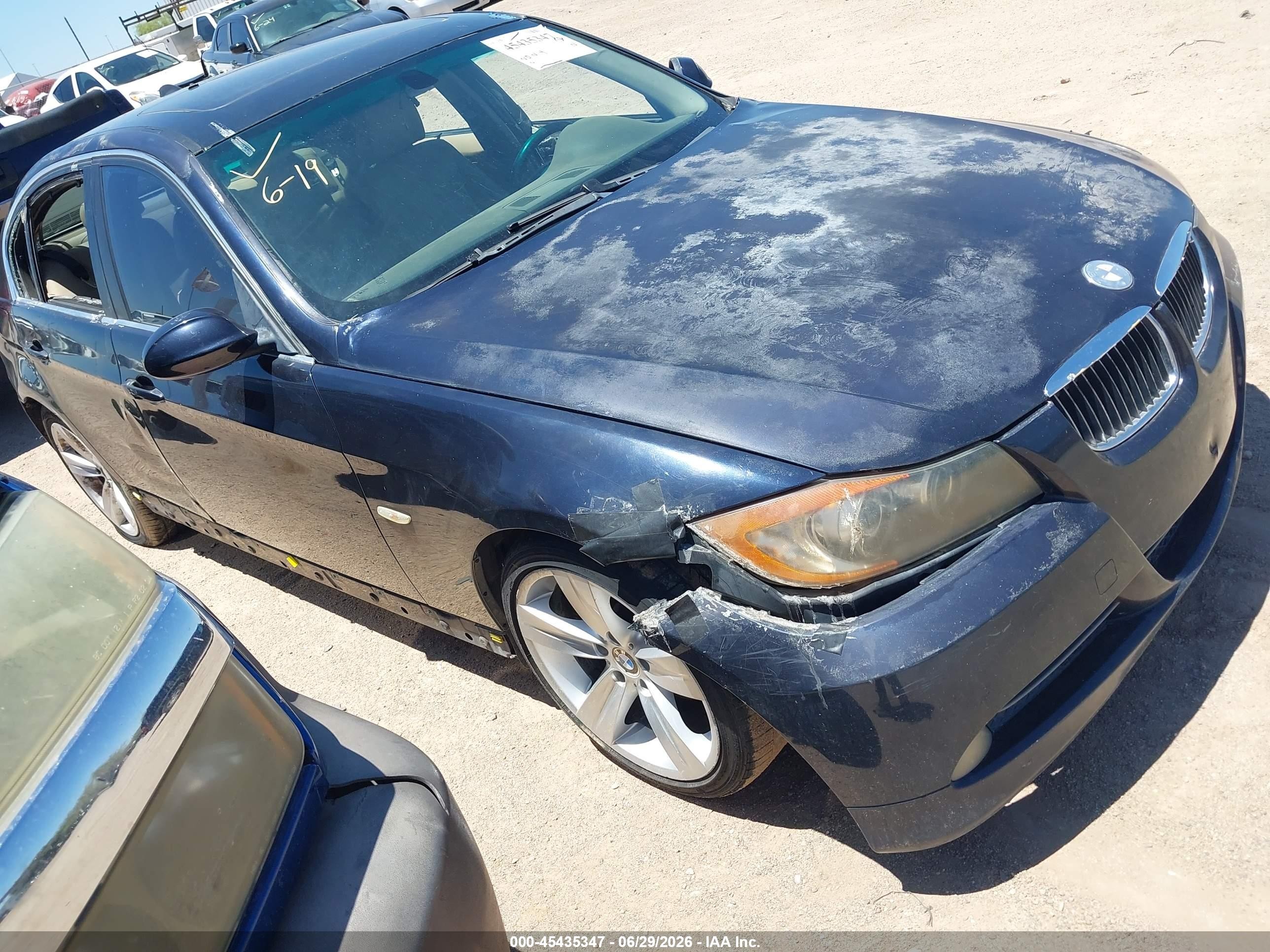 2006 Bmw 330i   Dark Blue vin: WBAVB33516KR76419