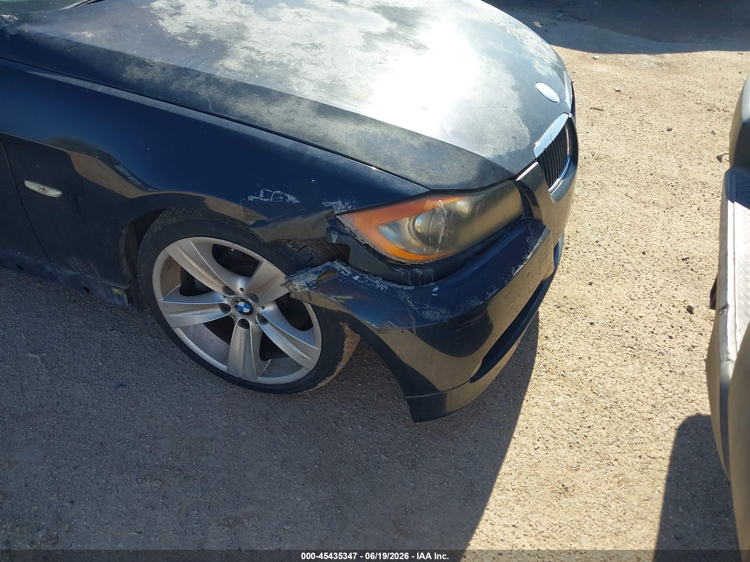 2006 Bmw 330i   Dark Blue vin: WBAVB33516KR76419