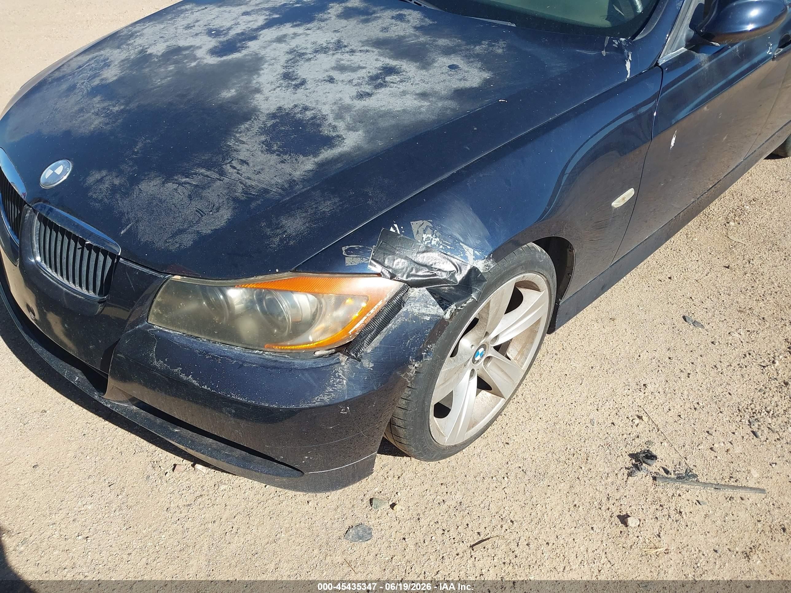 2006 Bmw 330i   Dark Blue vin: WBAVB33516KR76419