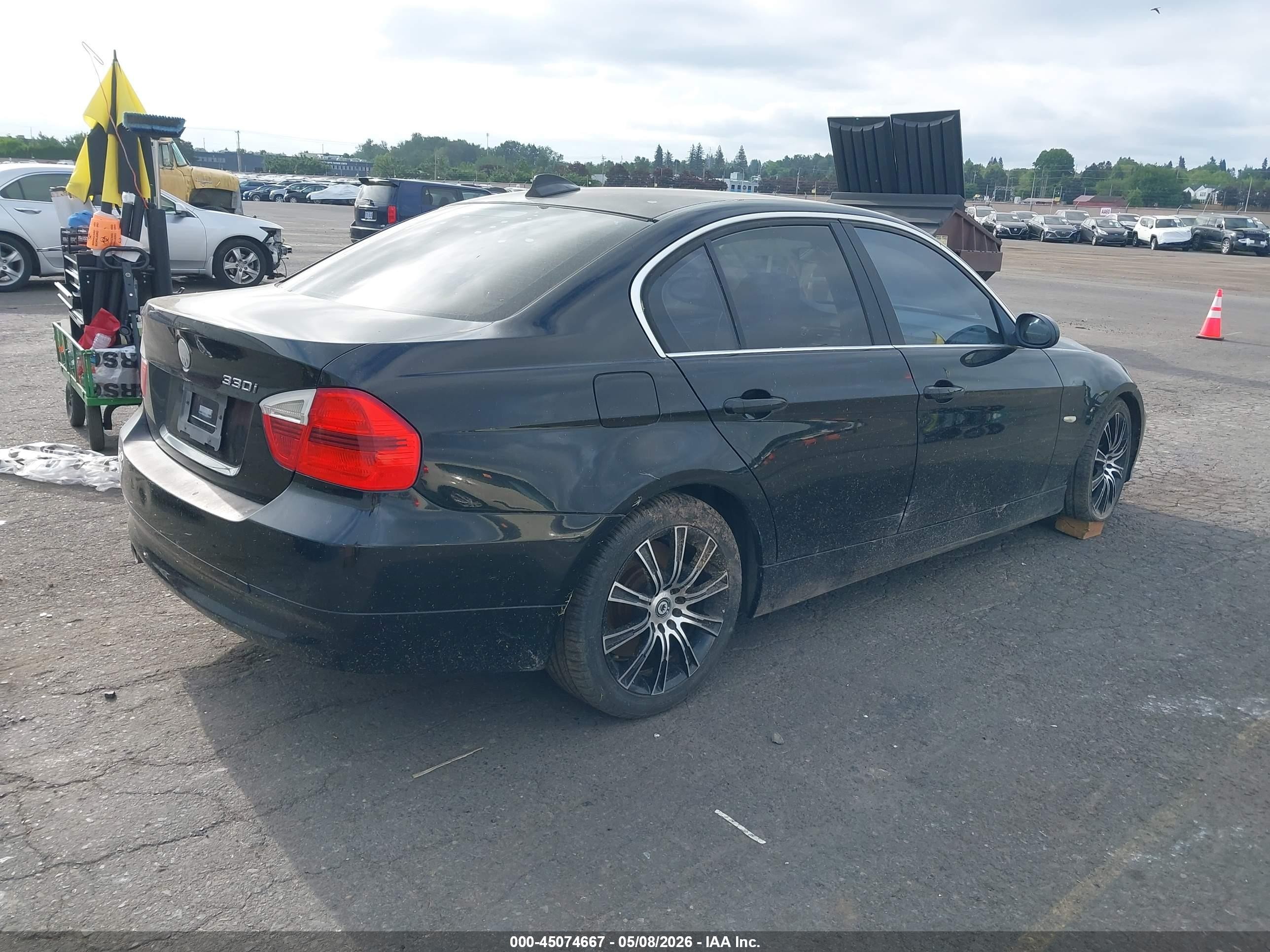 2006 Bmw 330i   Black vin: WBAVB33516KR80454