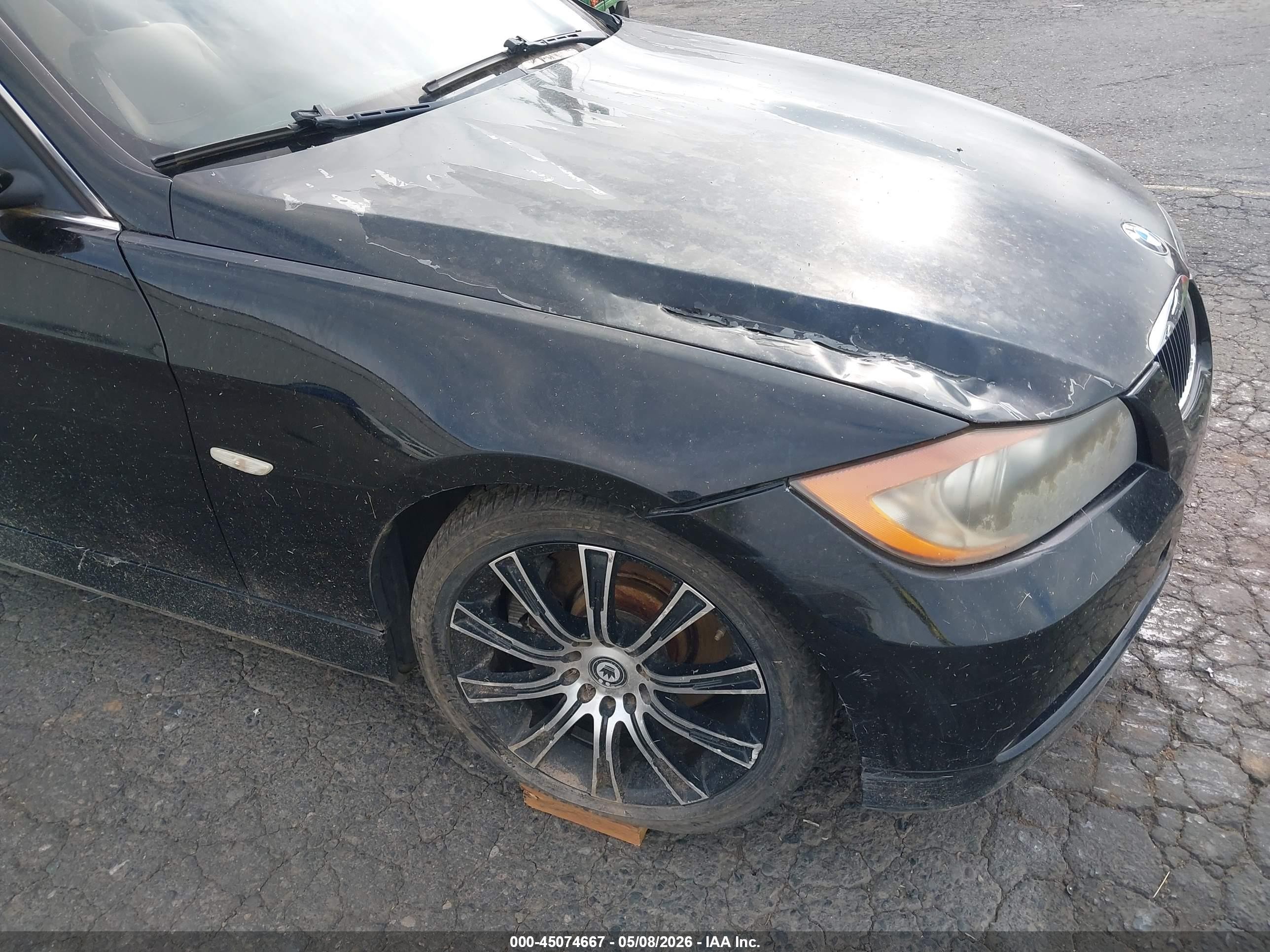 2006 Bmw 330i   Black vin: WBAVB33516KR80454