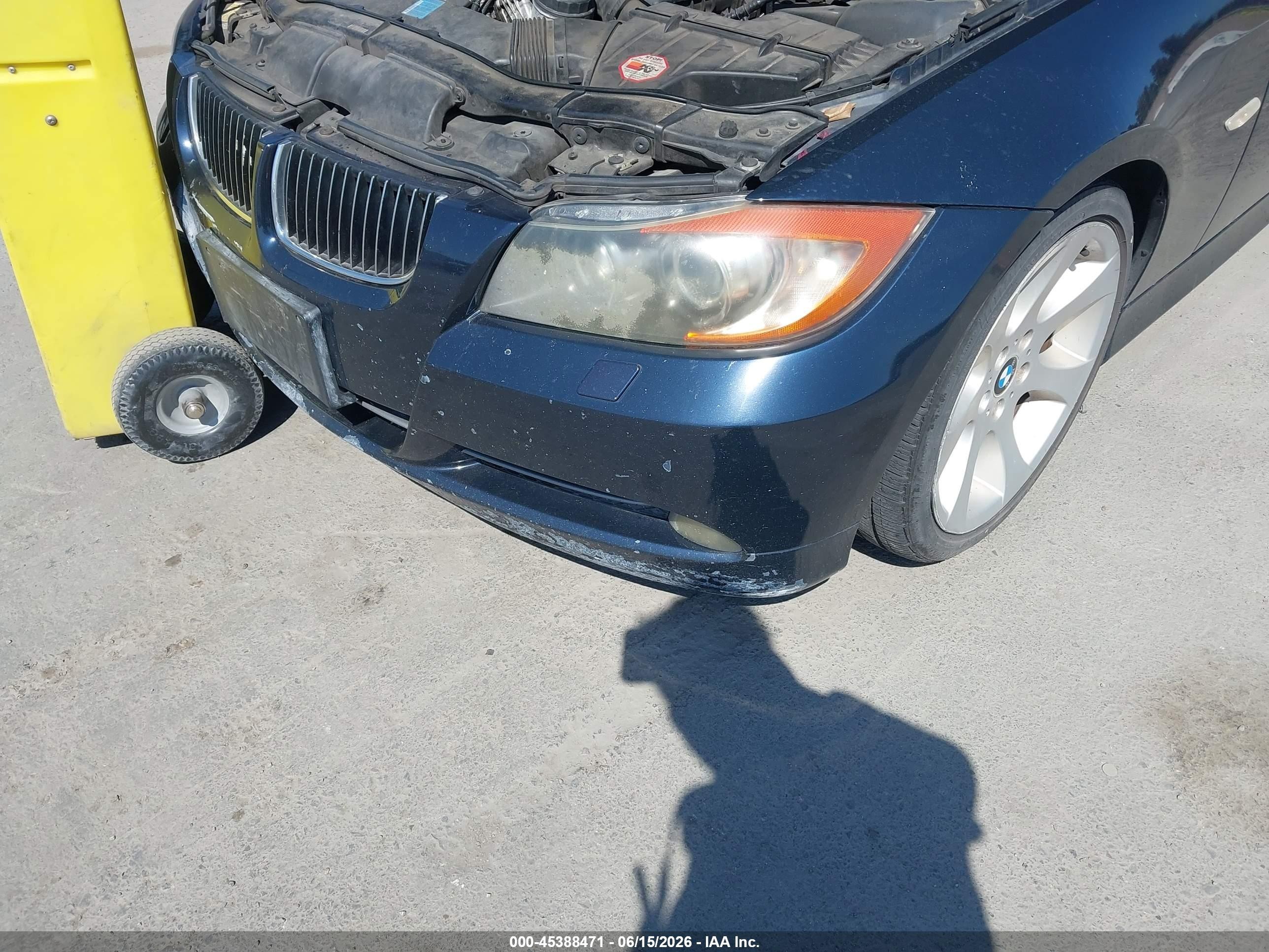 2006 Bmw 330i   Синий vin: WBAVB33516KS31816