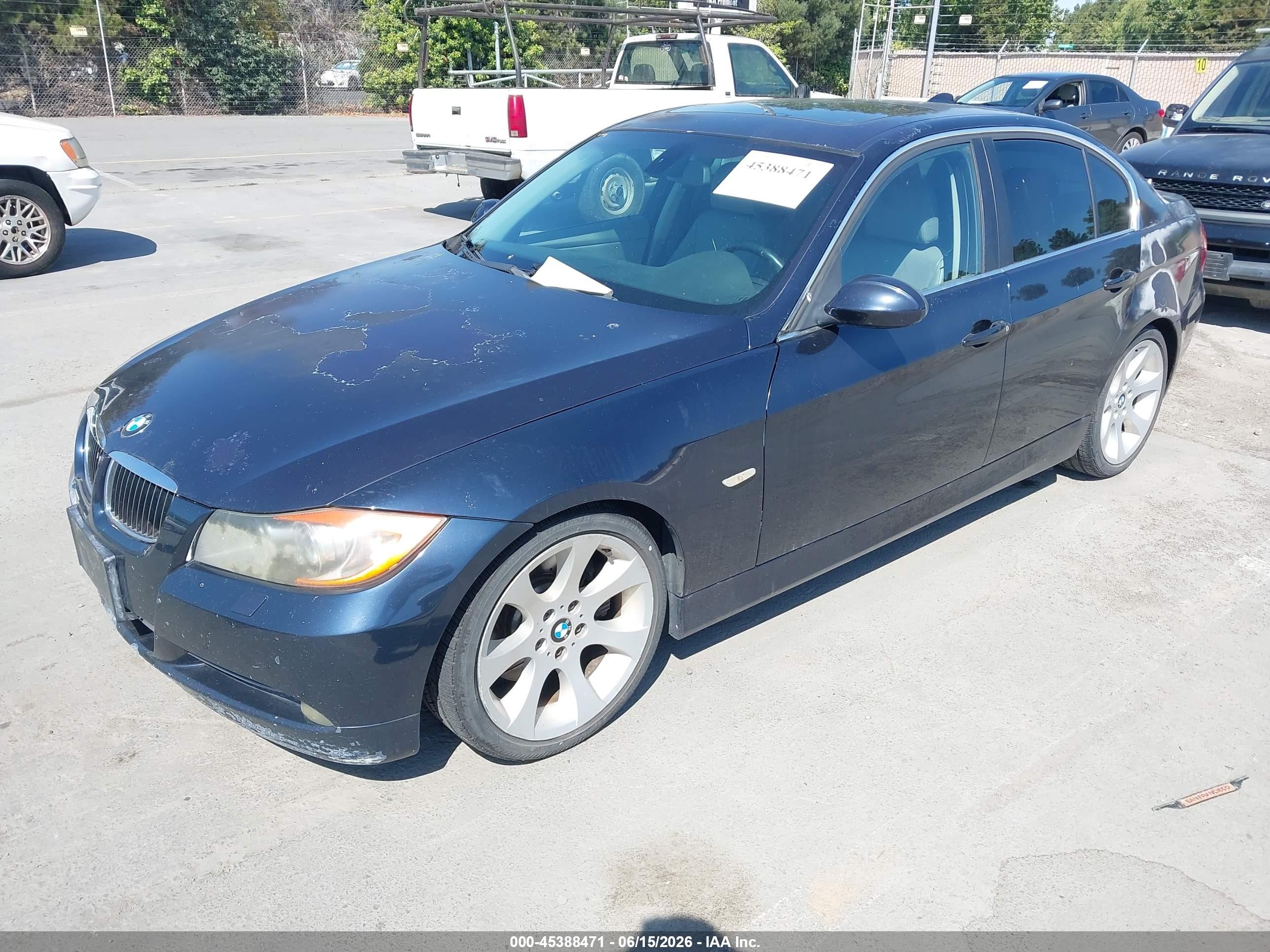 2006 Bmw 330i   Синий vin: WBAVB33516KS31816