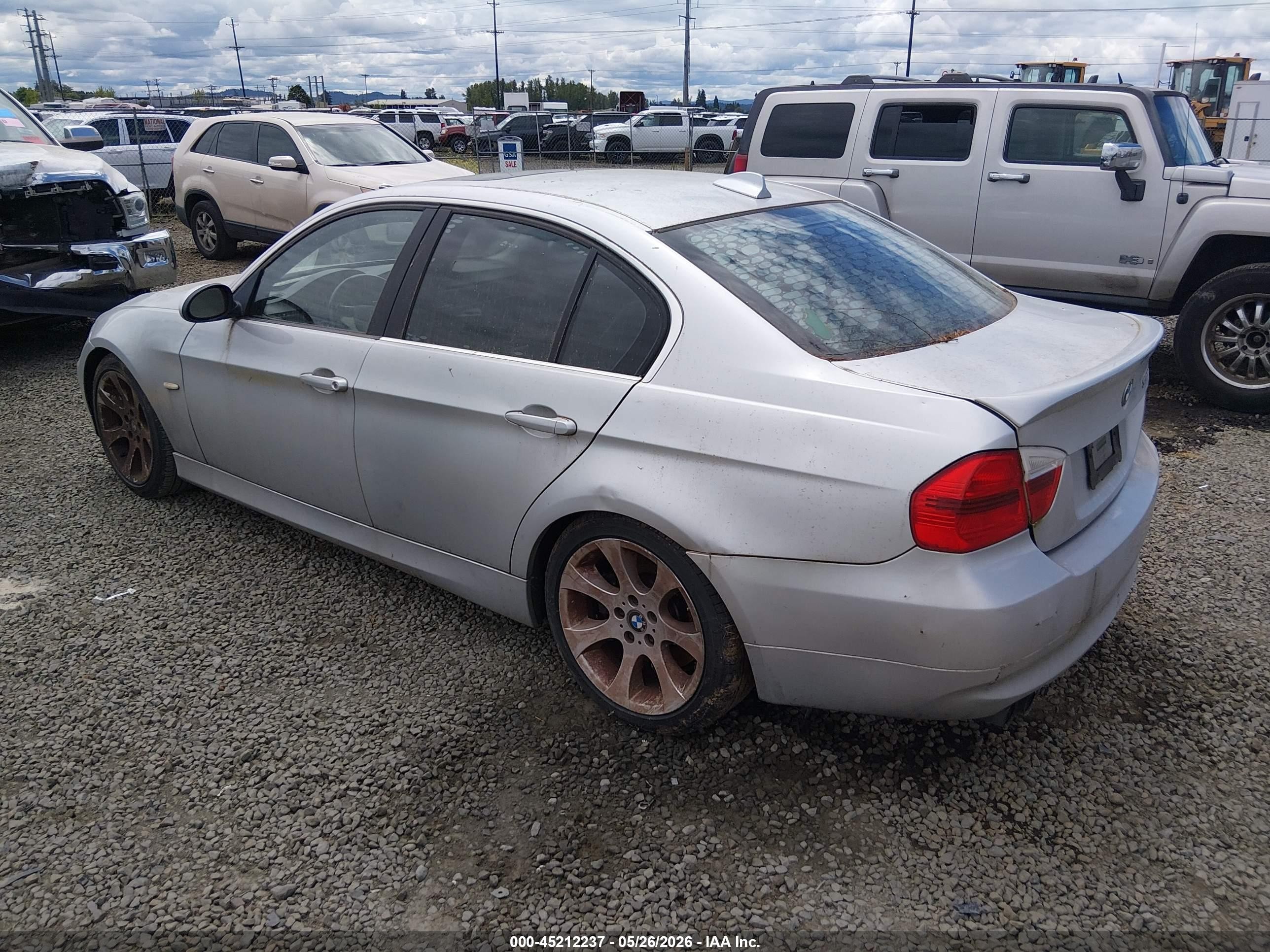 2006 Bmw 330i   Silver vin: WBAVB33516KS34134