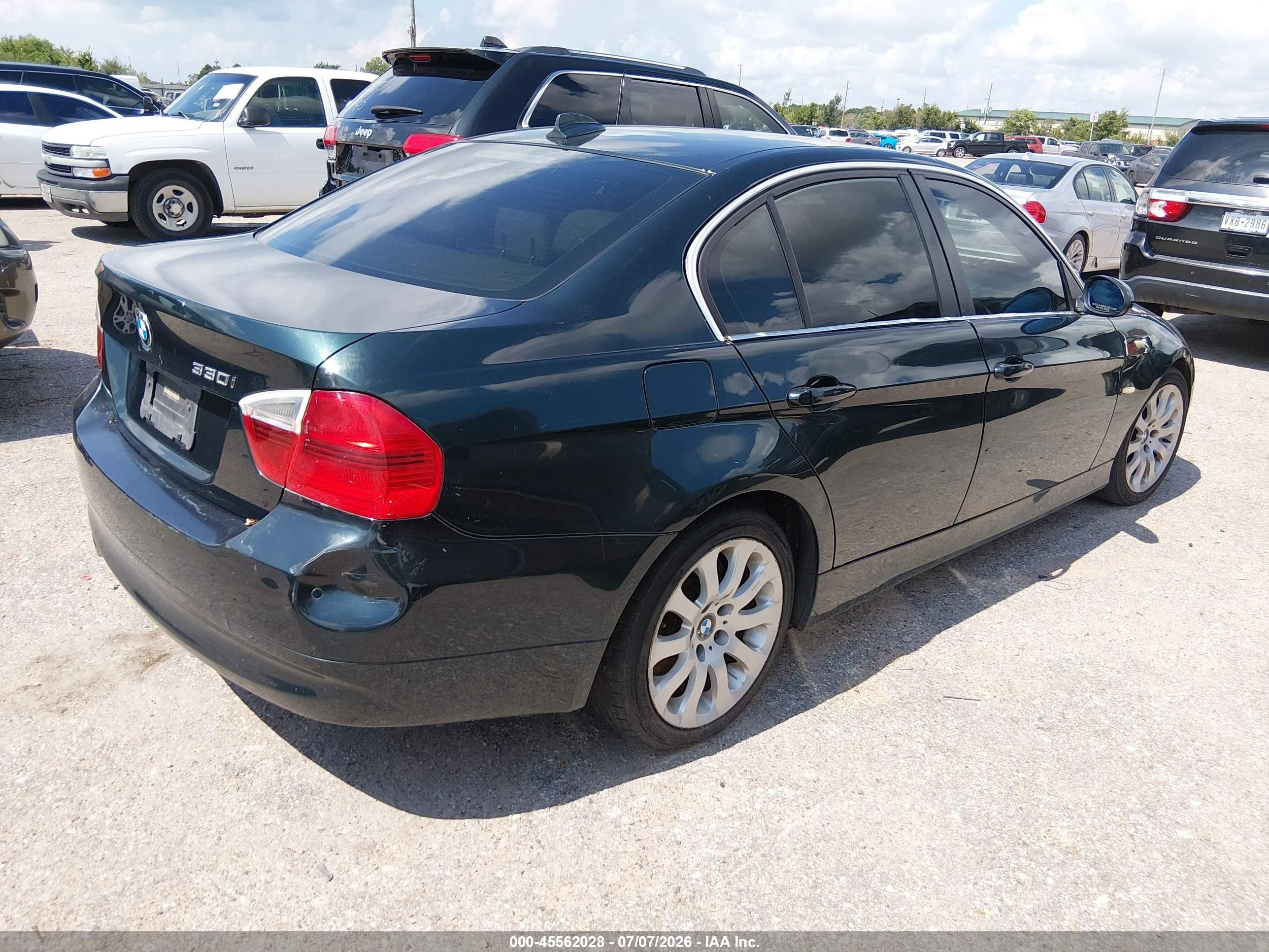 2006 Bmw 330i   Green vin: WBAVB33516KS37051