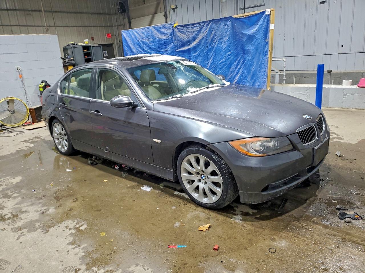 2006 Bmw 330 I Gray vin: WBAVB33516KS37518