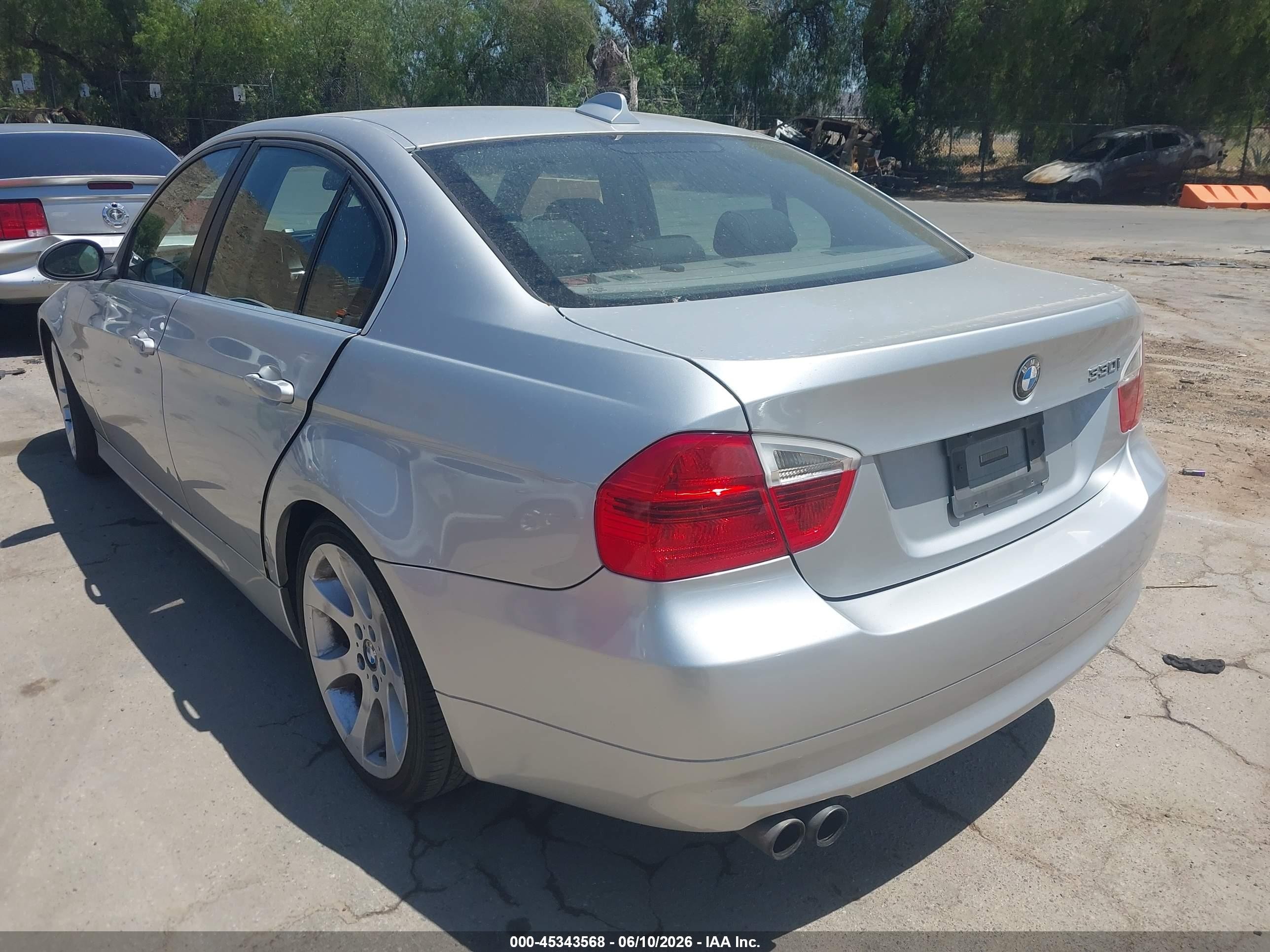 2006 Bmw 330i Silver vin: WBAVB33526KS31971