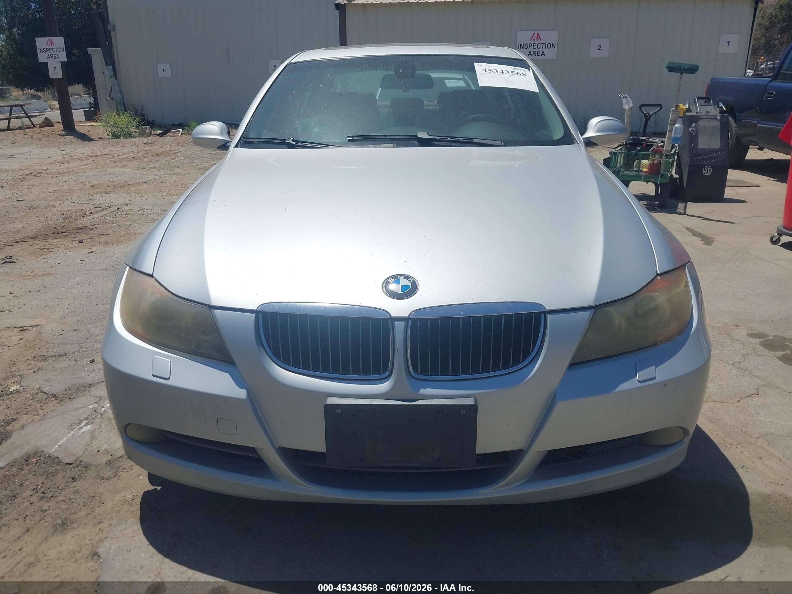 2006 Bmw 330i Silver vin: WBAVB33526KS31971