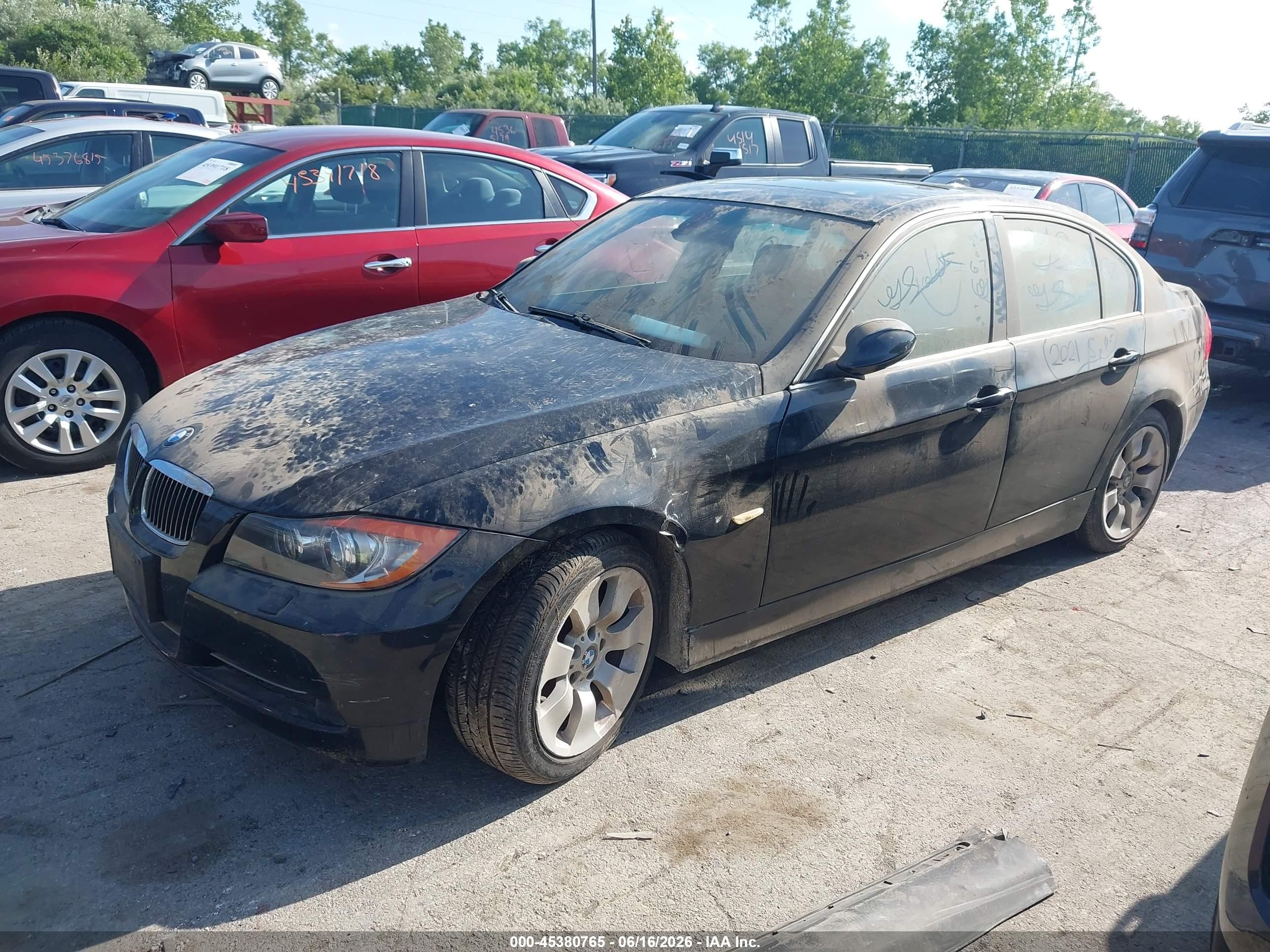 2006 Bmw 330i   Black vin: WBAVB33526KS33302