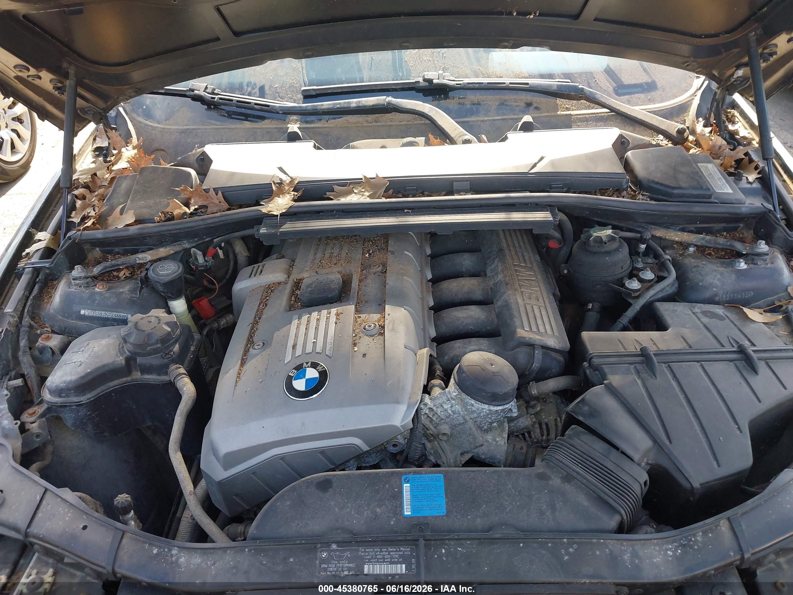 2006 Bmw 330i   Black vin: WBAVB33526KS33302