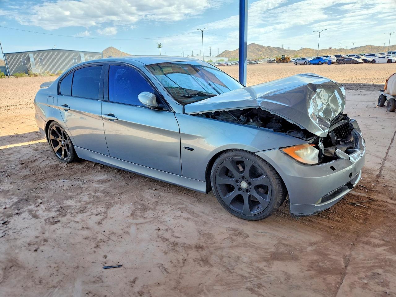 2006 Bmw 330 I Silver vin: WBAVB33526PS13926