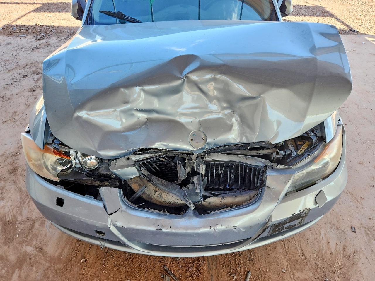 2006 Bmw 330 I Silver vin: WBAVB33526PS13926