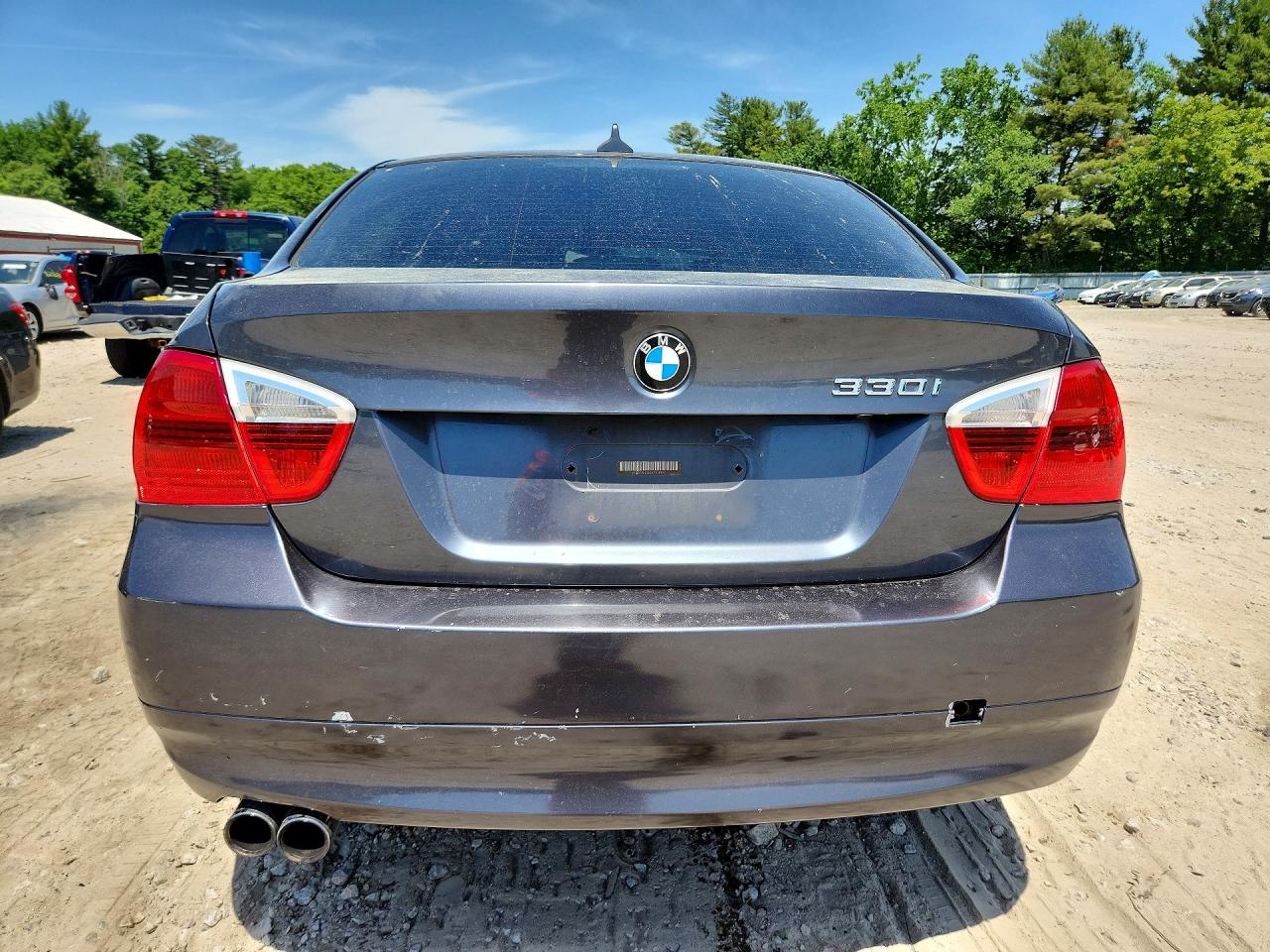2006 Bmw 330 Gray vin: WBAVB33526PS18950
