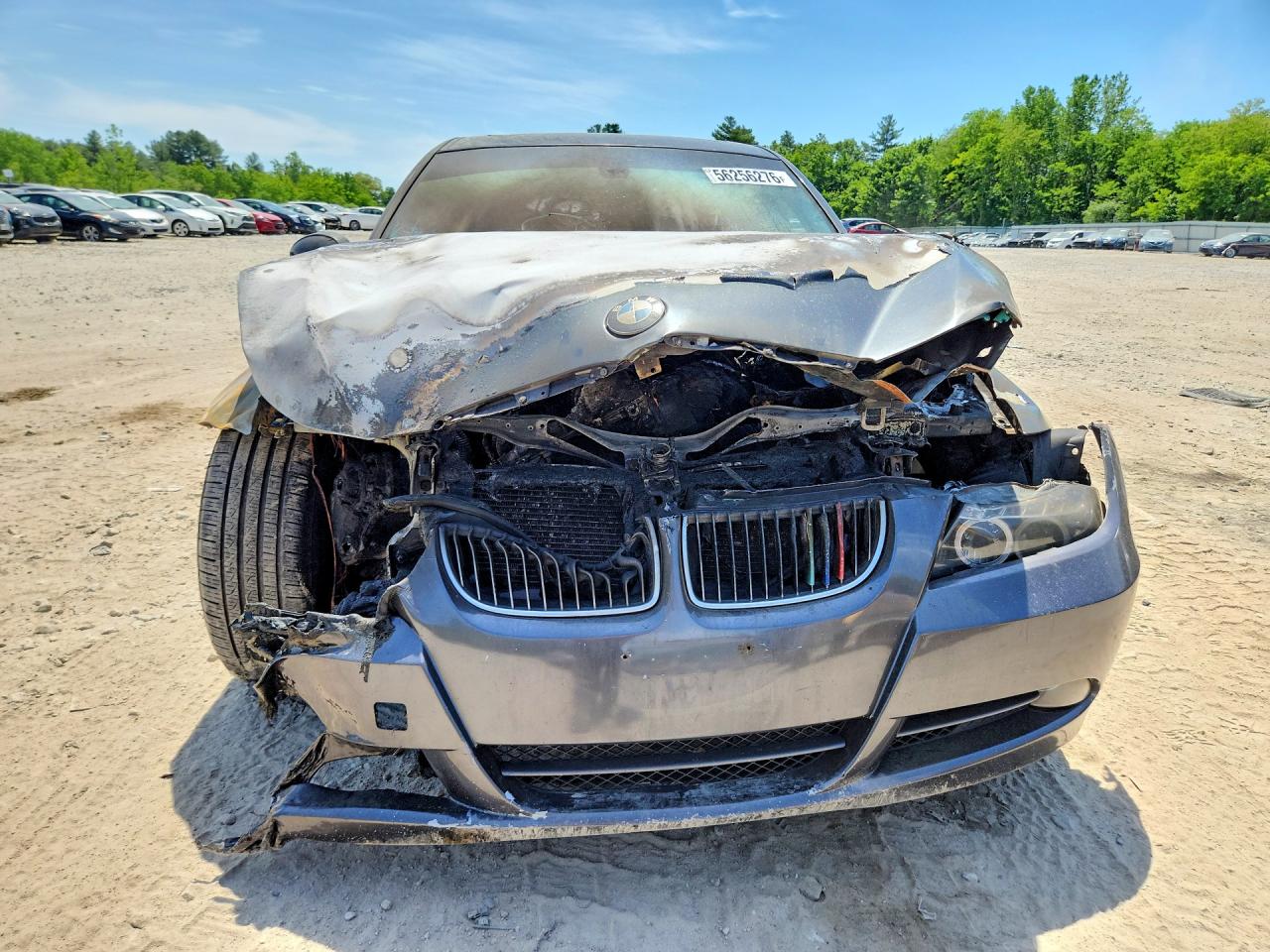 2006 Bmw 330 Gray vin: WBAVB33526PS18950