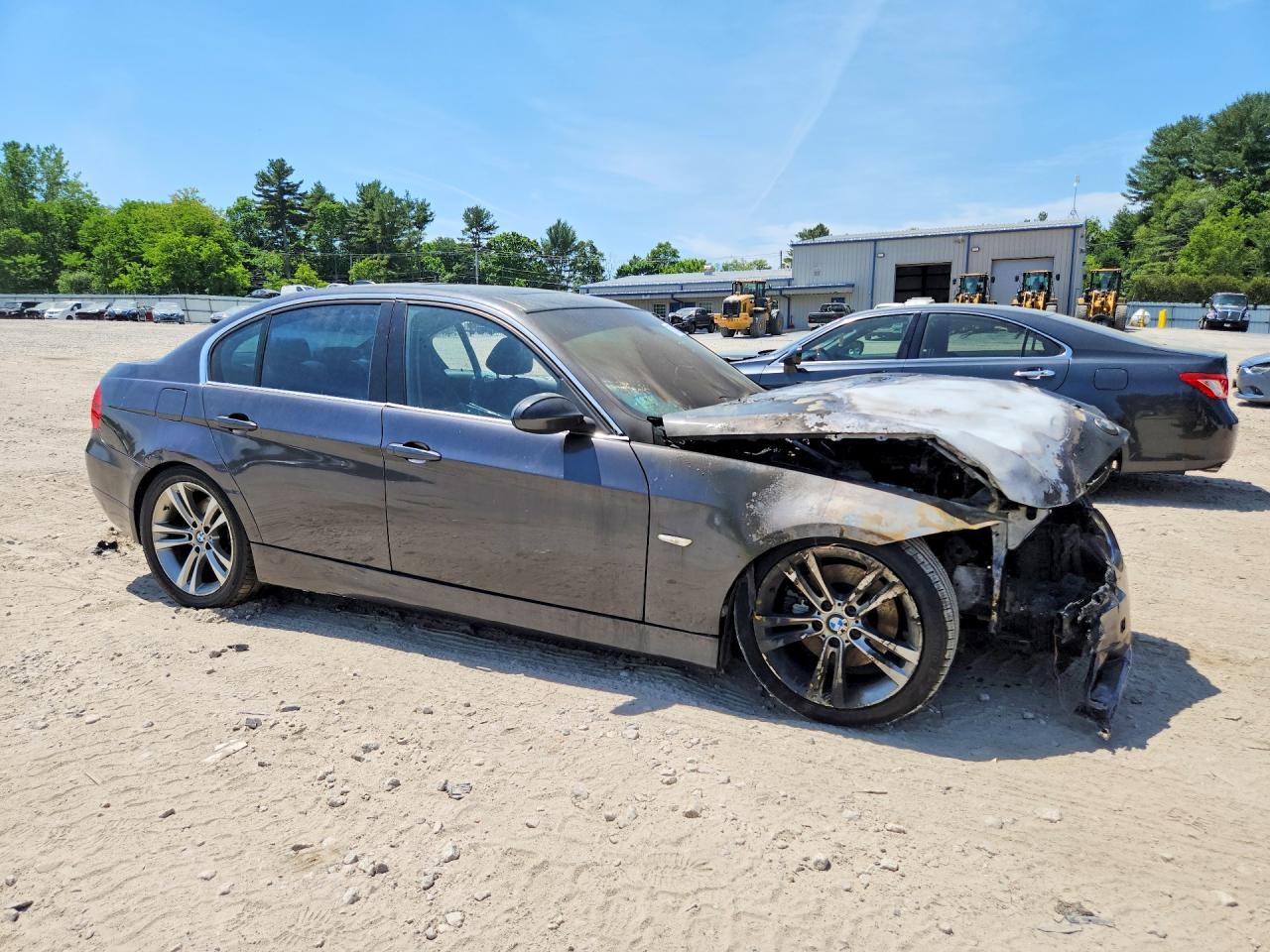 2006 Bmw 330 Gray vin: WBAVB33526PS18950