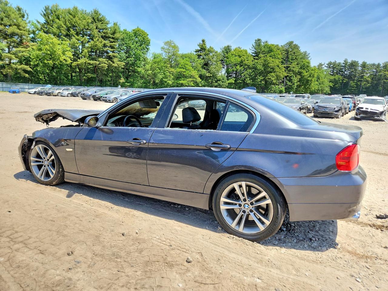 2006 Bmw 330 Gray vin: WBAVB33526PS18950