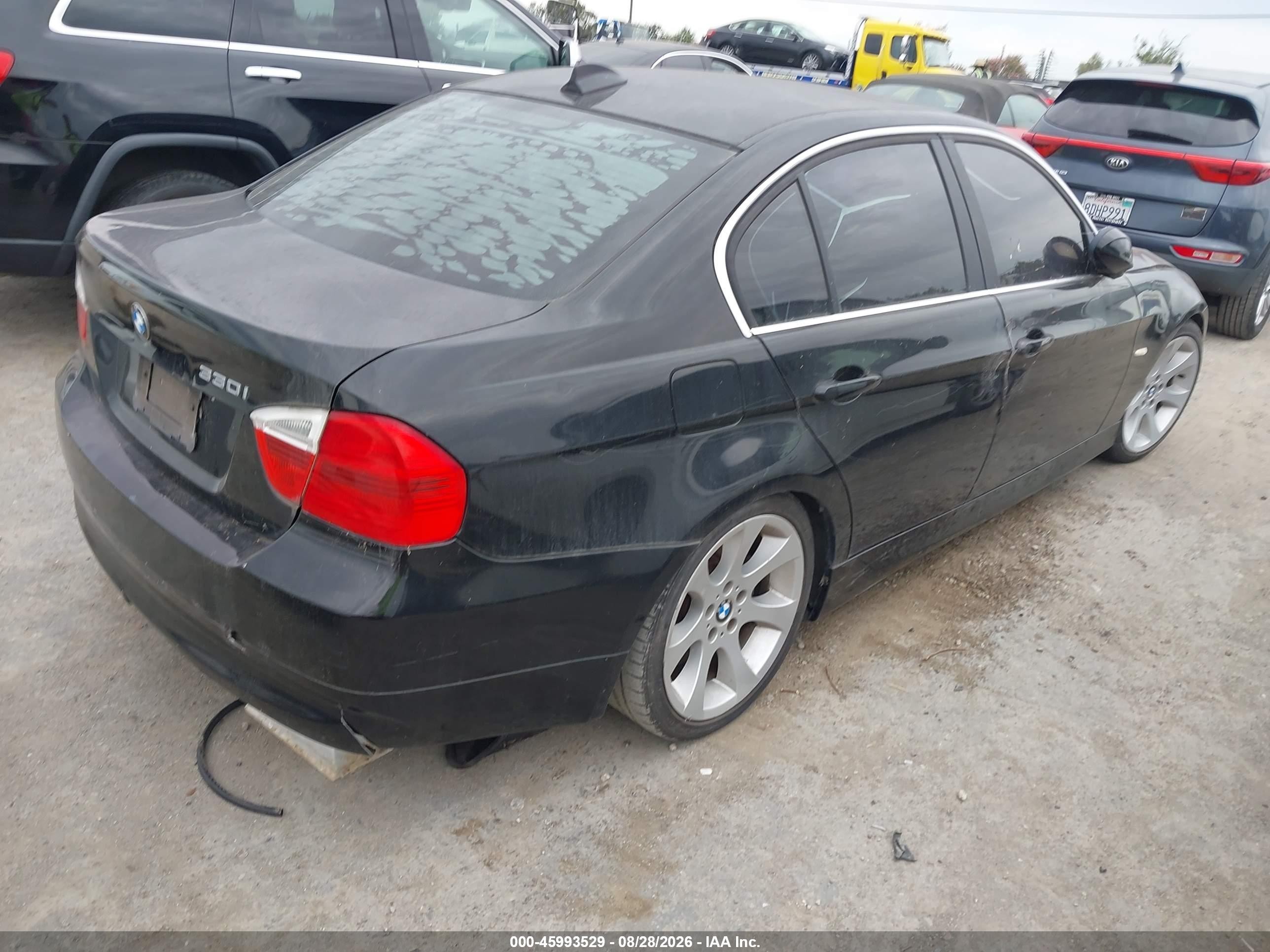2006 Bmw 330i   Black vin: WBAVB33536KR78298