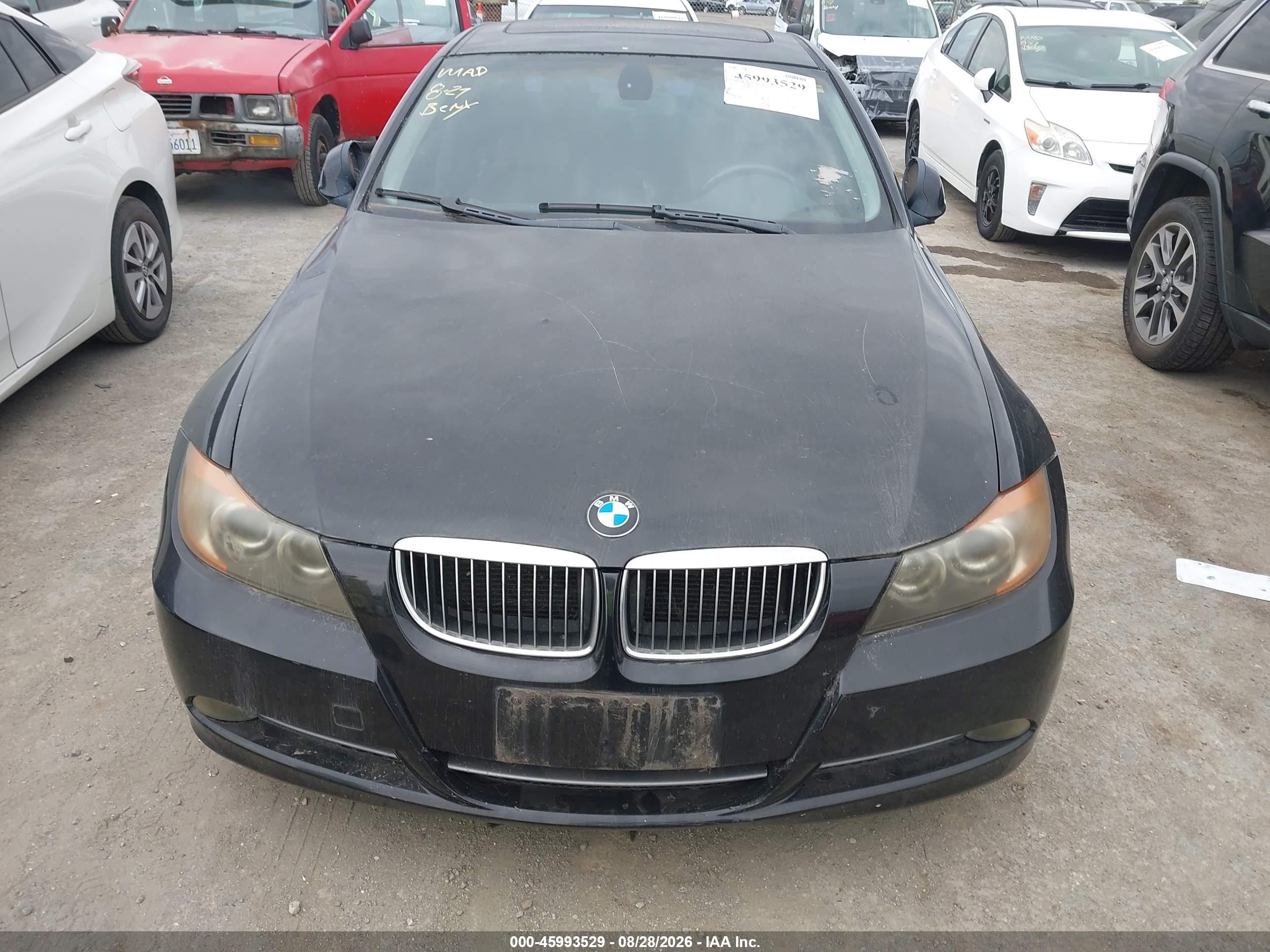 2006 Bmw 330i   Black vin: WBAVB33536KR78298