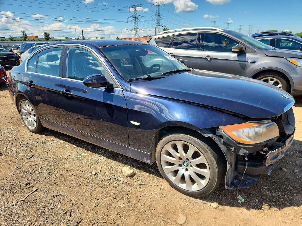 2006 Bmw 330 I Blue vin: WBAVB33536KR79838