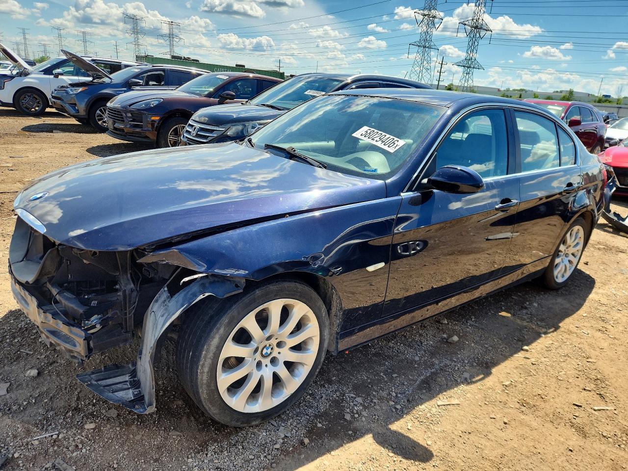 2006 Bmw 330 I Blue vin: WBAVB33536KR79838