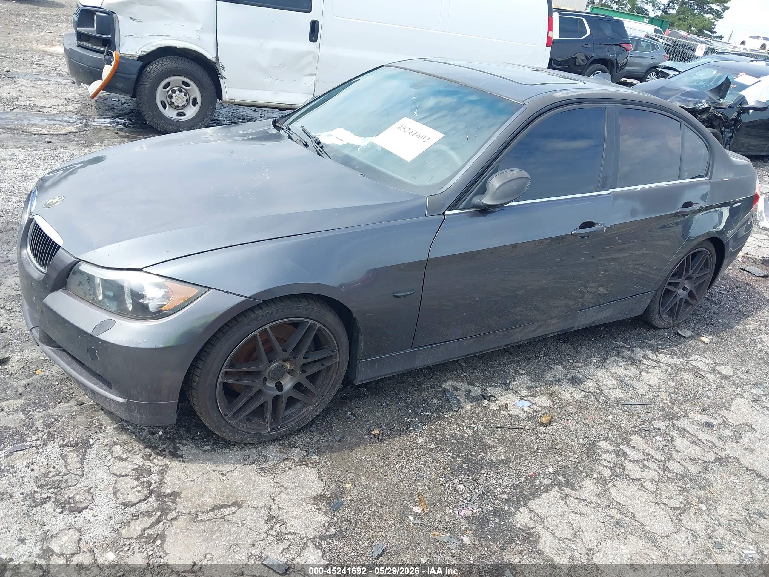 2006 Bmw 330i   Gray vin: WBAVB33536KS31445