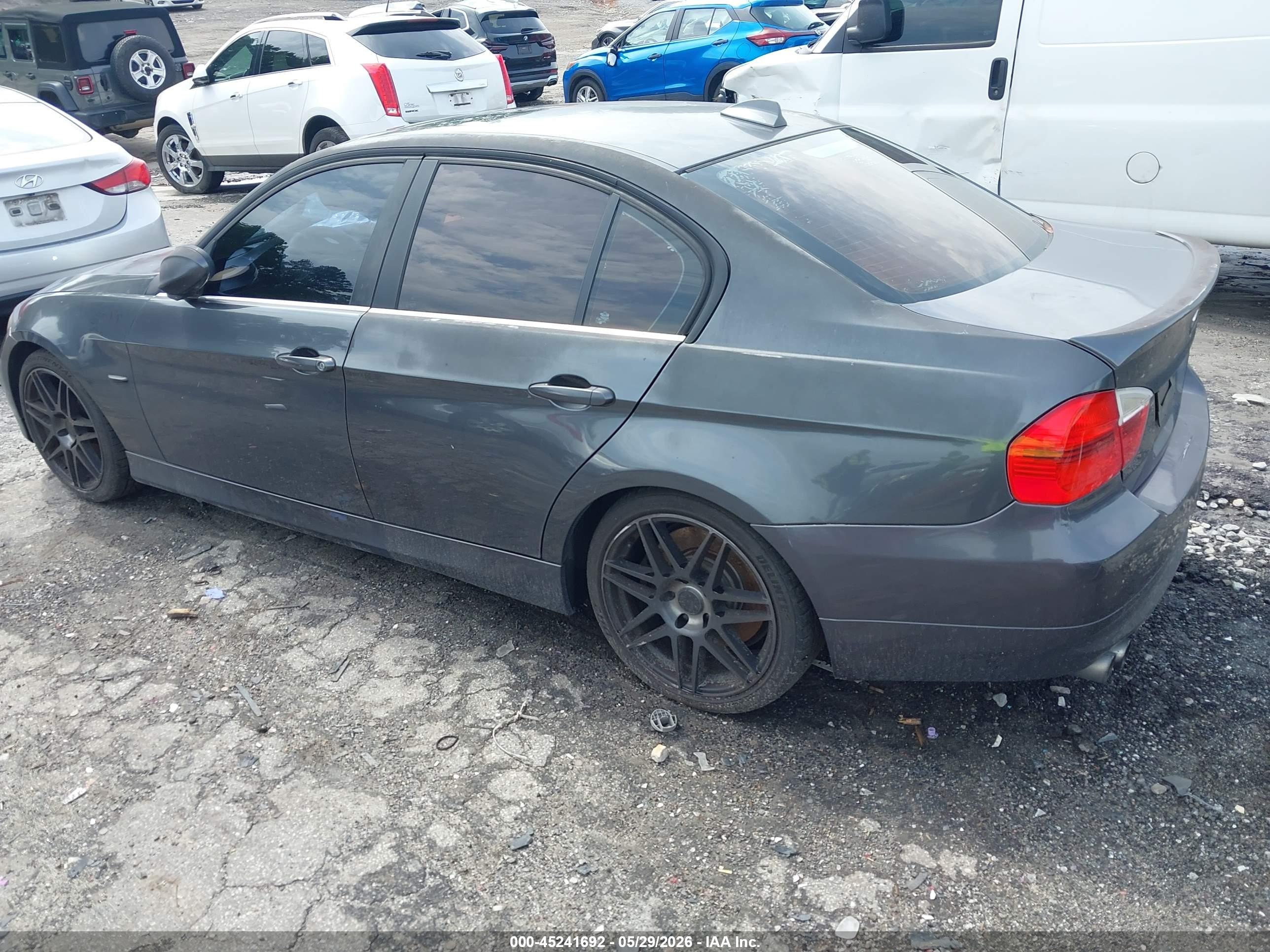 2006 Bmw 330i   Gray vin: WBAVB33536KS31445