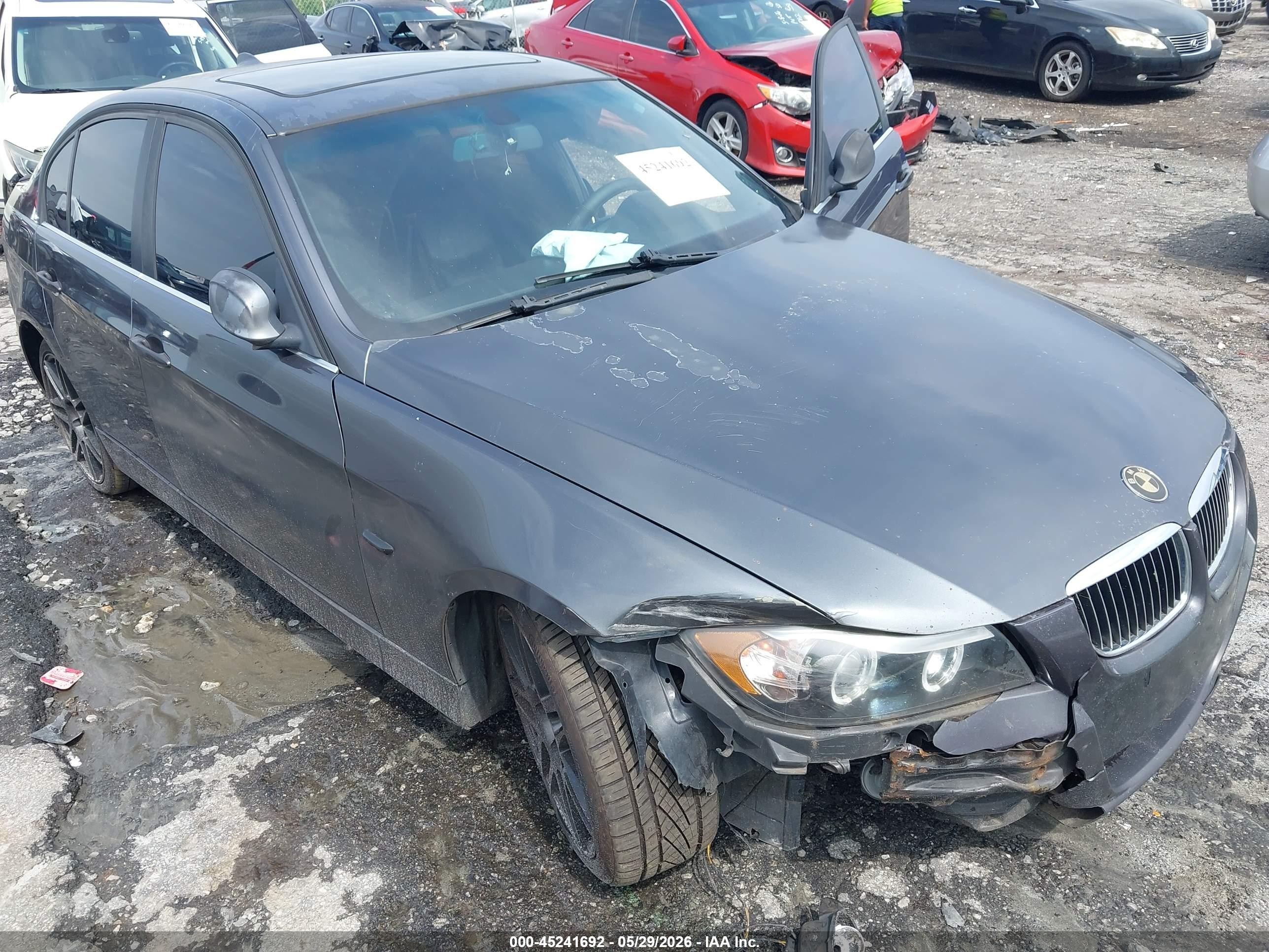 2006 Bmw 330i   Gray vin: WBAVB33536KS31445