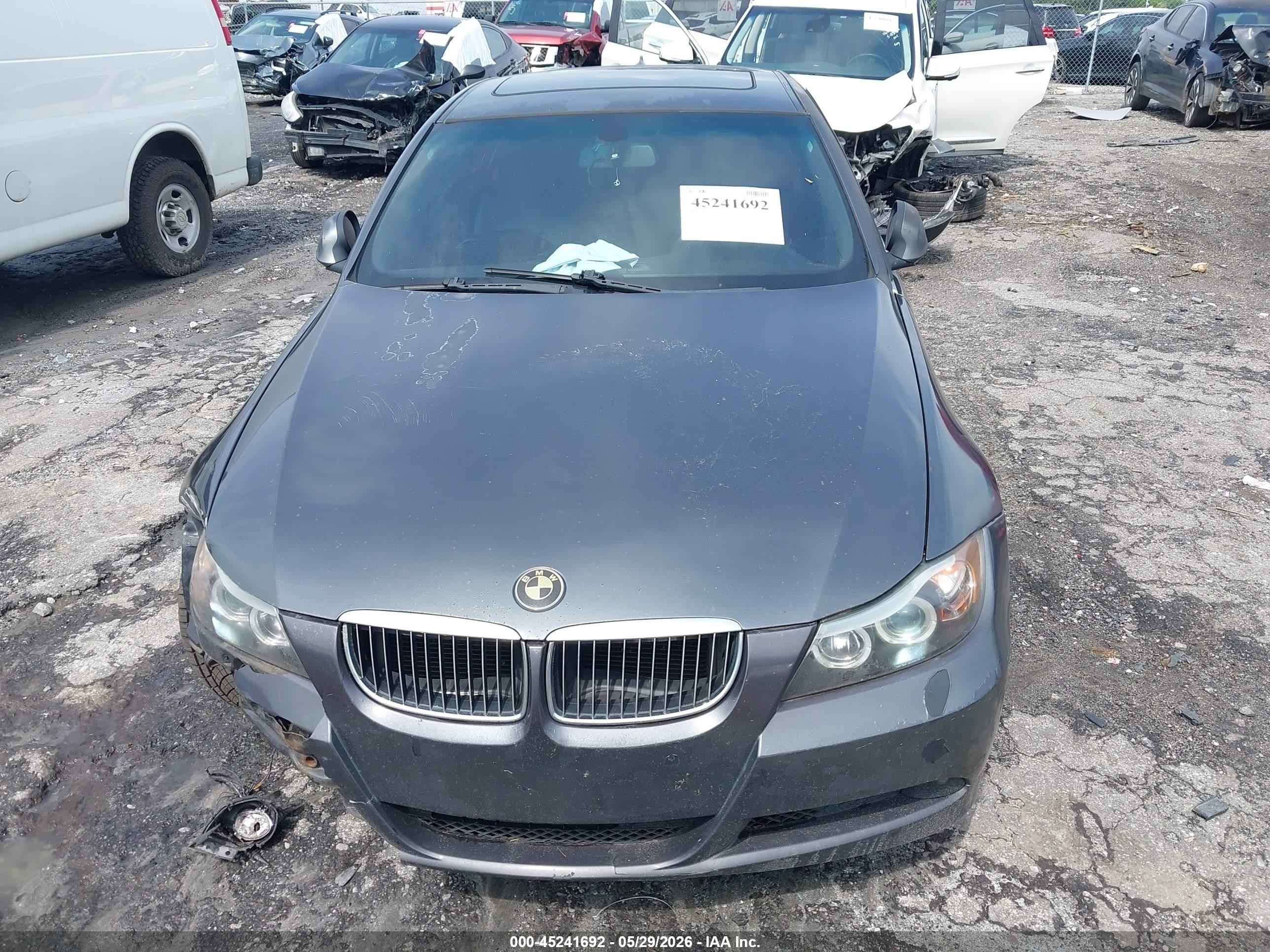 2006 Bmw 330i   Gray vin: WBAVB33536KS31445