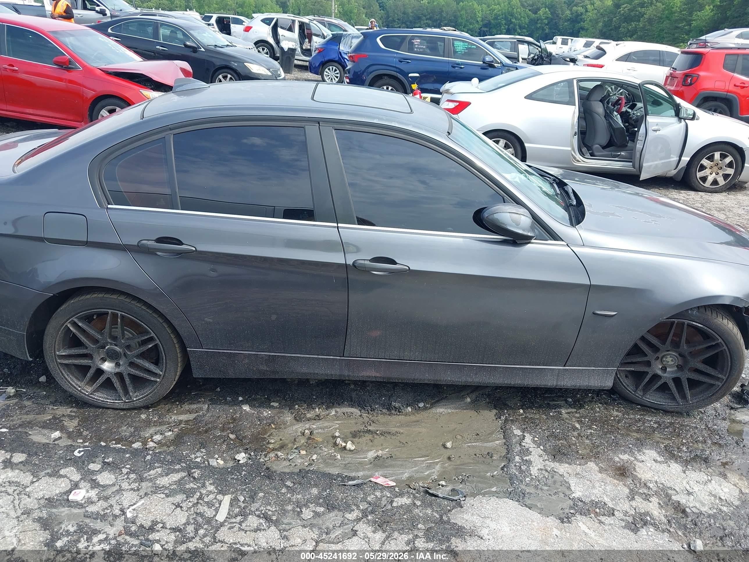 2006 Bmw 330i   Gray vin: WBAVB33536KS31445