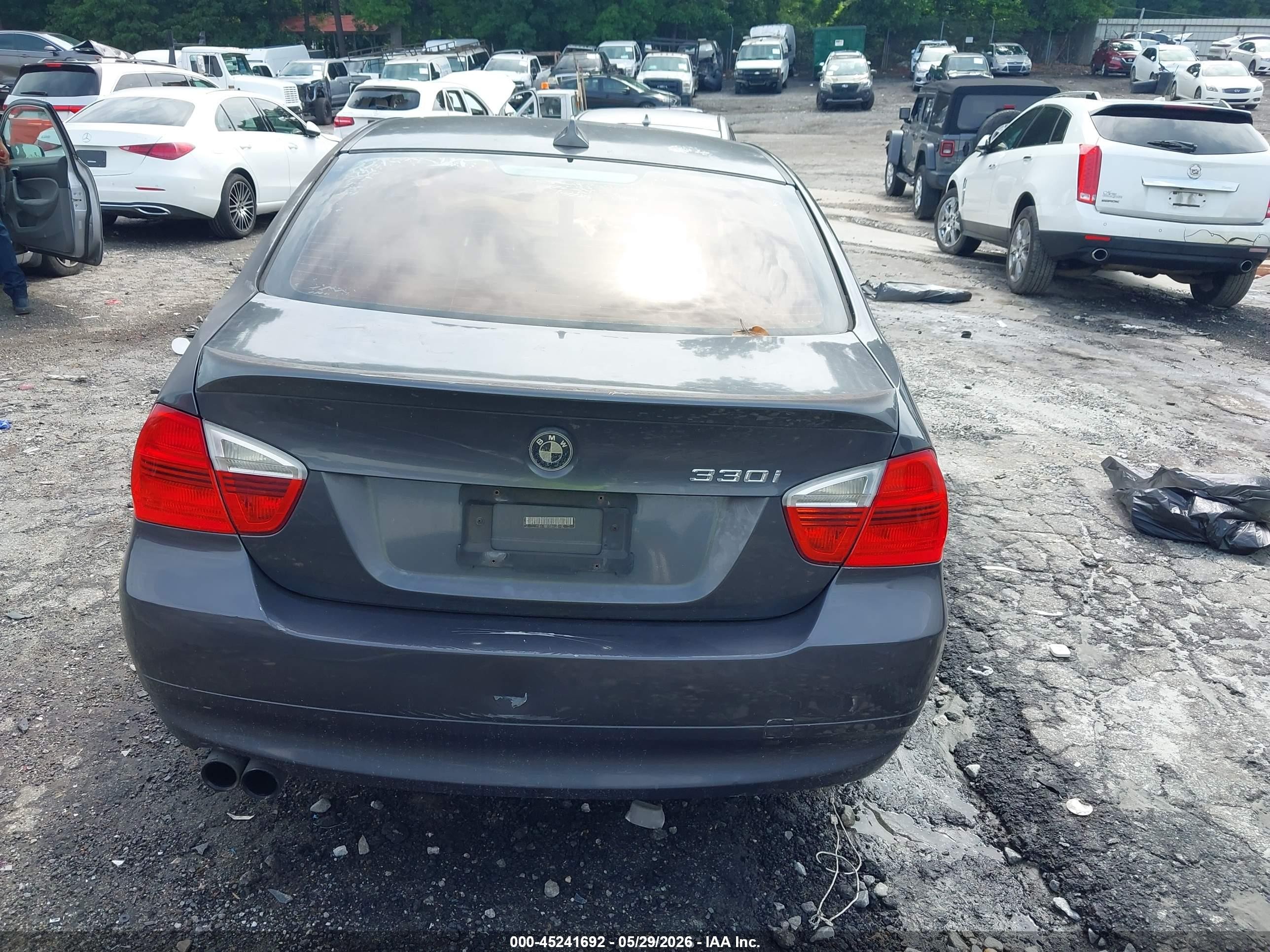 2006 Bmw 330i   Gray vin: WBAVB33536KS31445