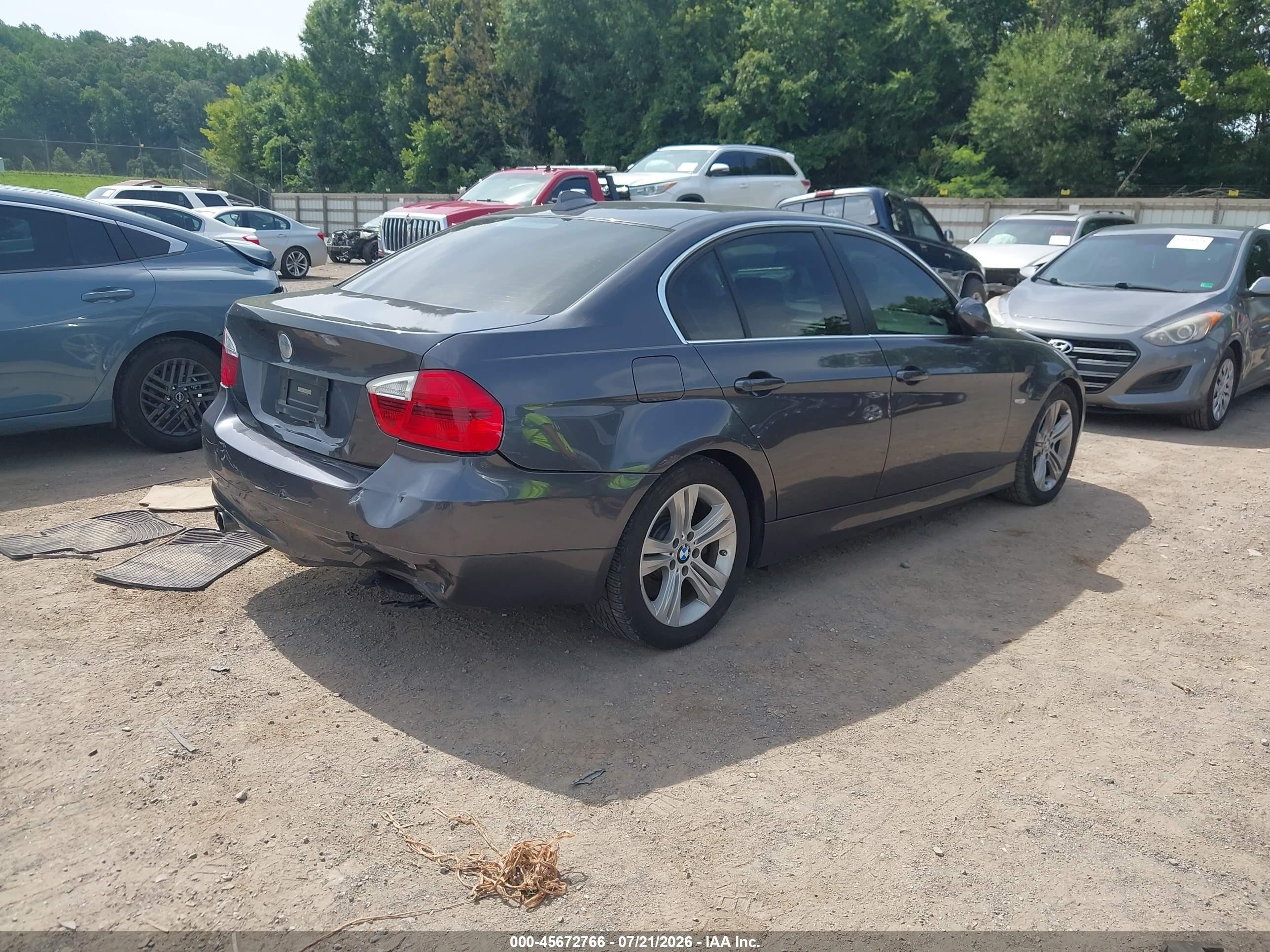 2006 Bmw 330i   Gray vin: WBAVB33536KS36001