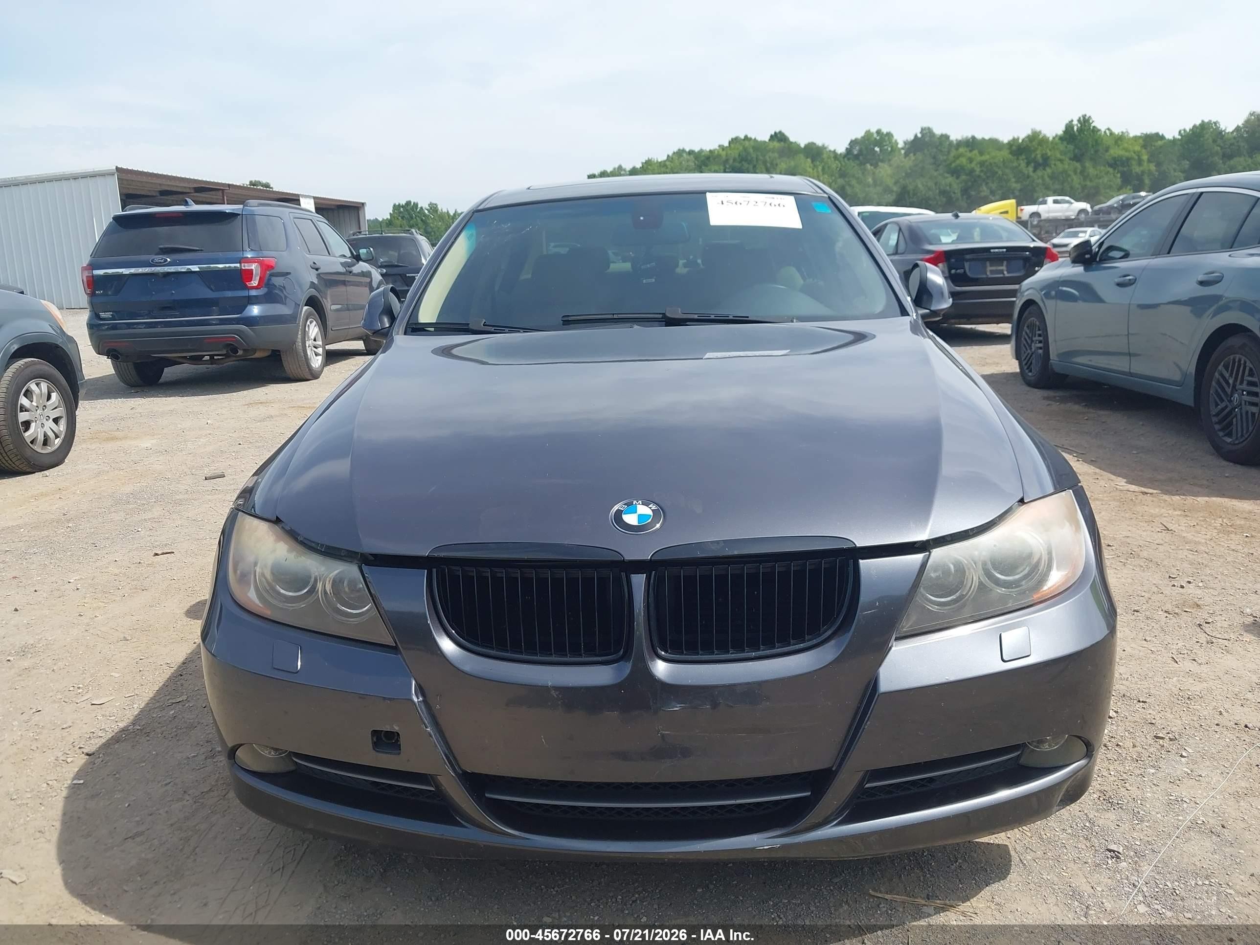 2006 Bmw 330i   Gray vin: WBAVB33536KS36001