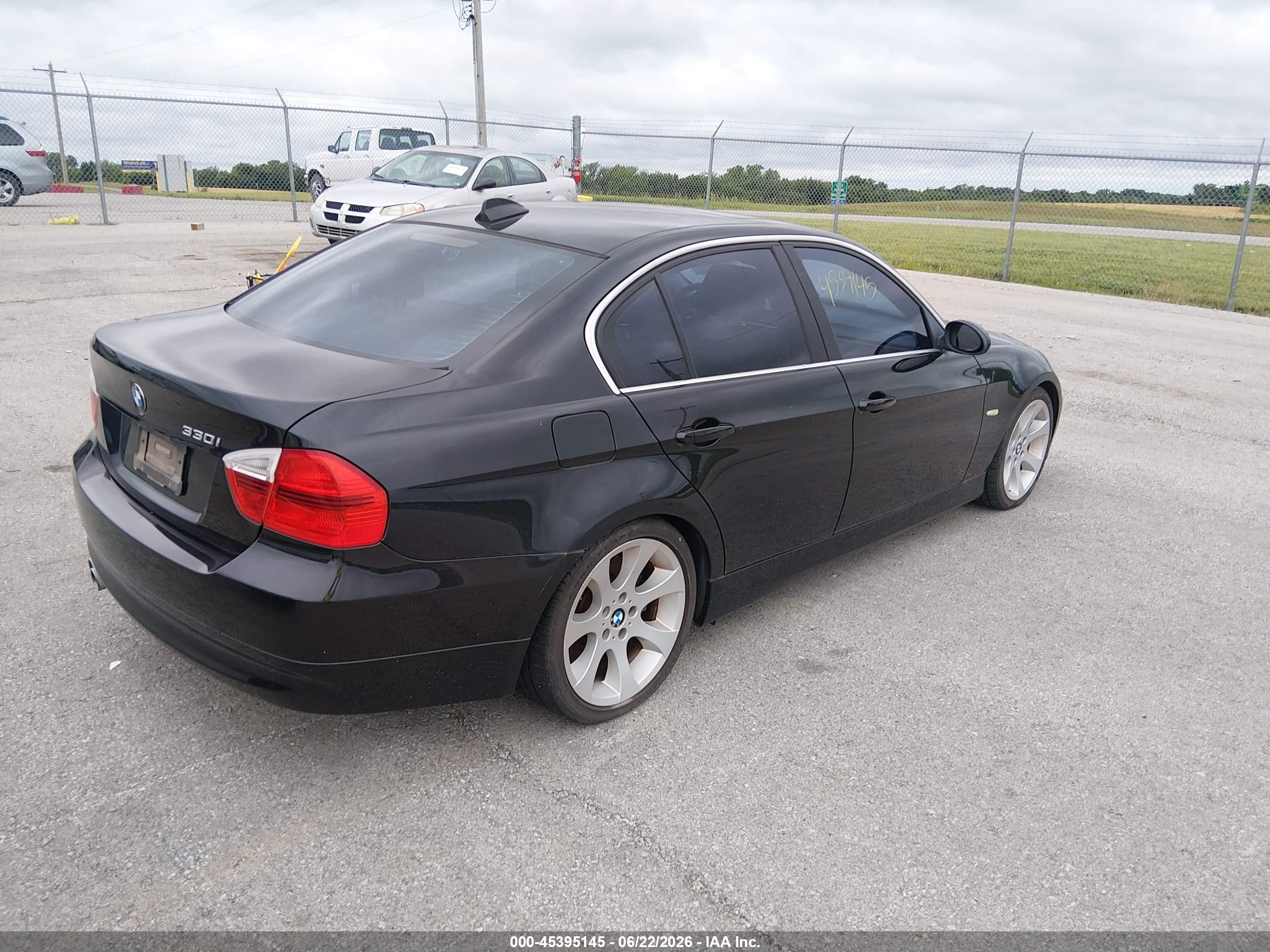 2006 Bmw 330i   Black vin: WBAVB33536KS38055