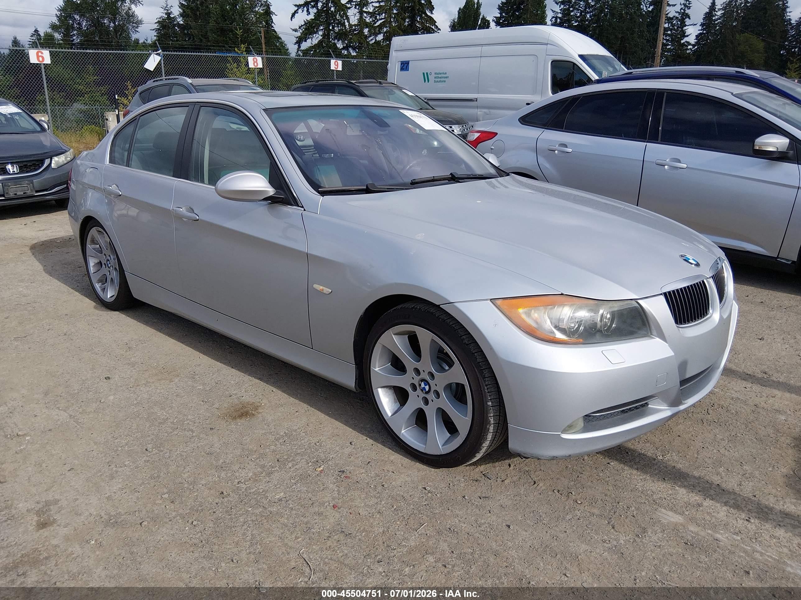 2006 Bmw 330i   Silver vin: WBAVB33546AZ87369