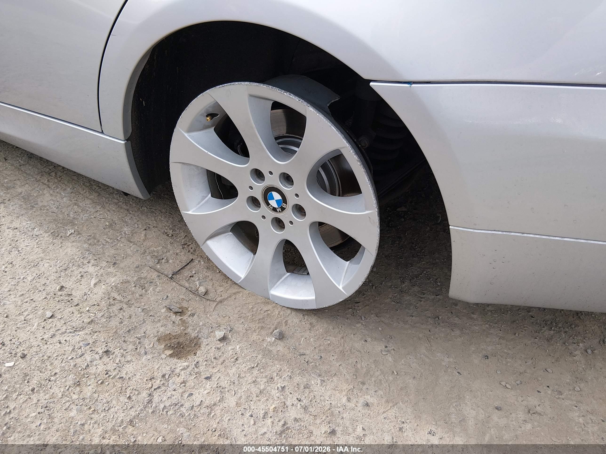 2006 Bmw 330i   Silver vin: WBAVB33546AZ87369