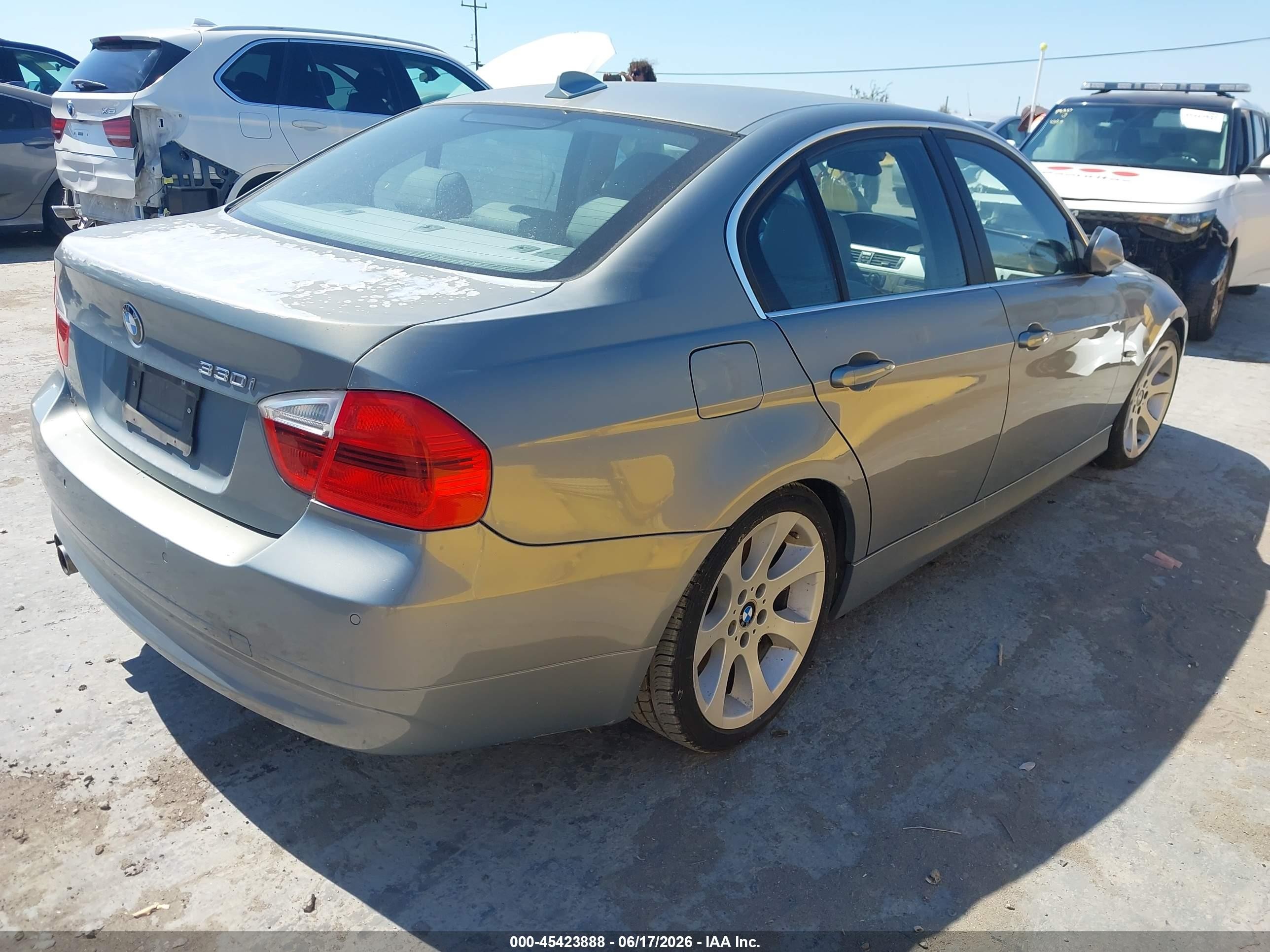 2006 Bmw 330i   Light Blue vin: WBAVB33546KR72686