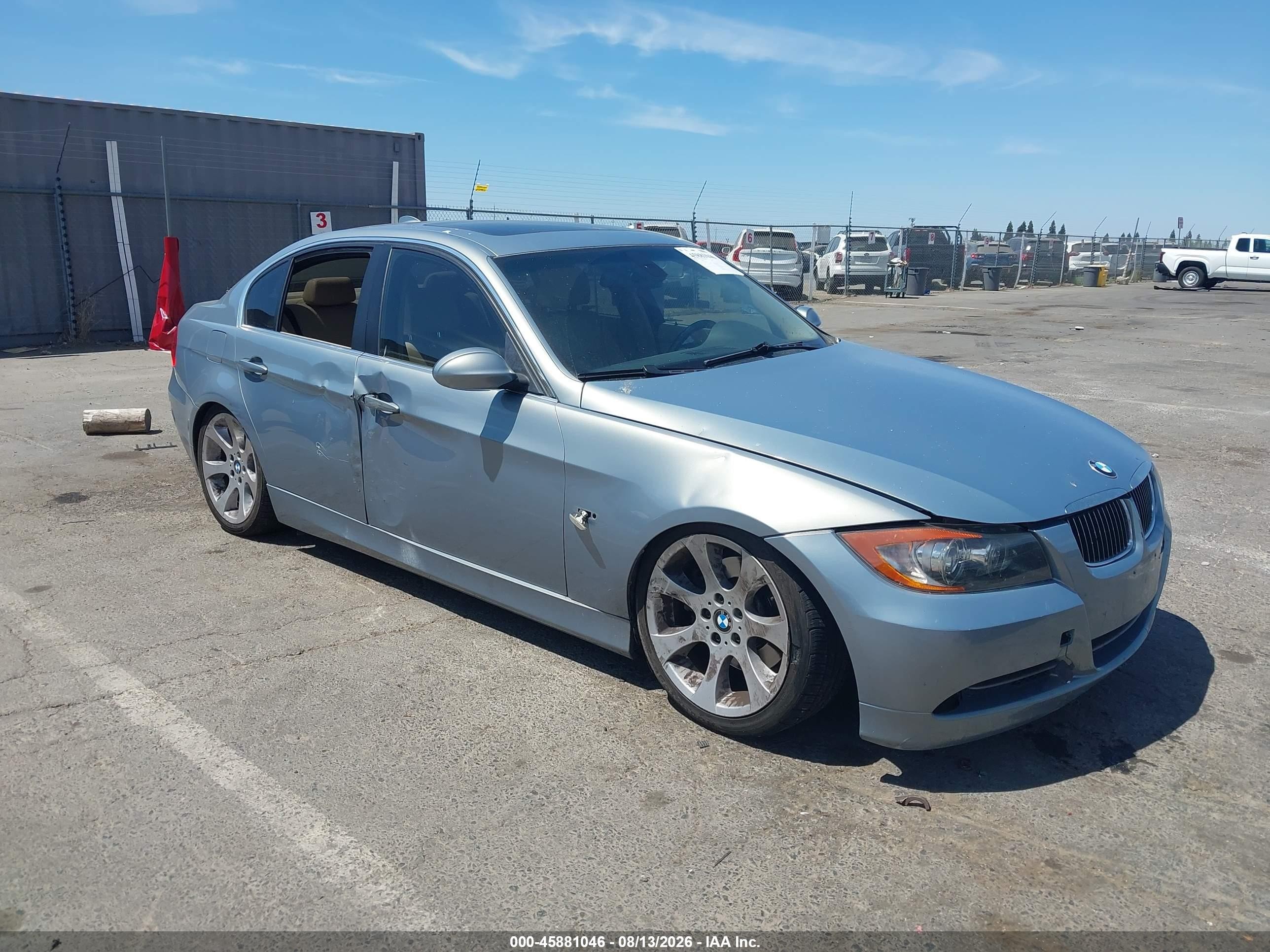 2006 Bmw 330i   Gray vin: WBAVB33546KR76432