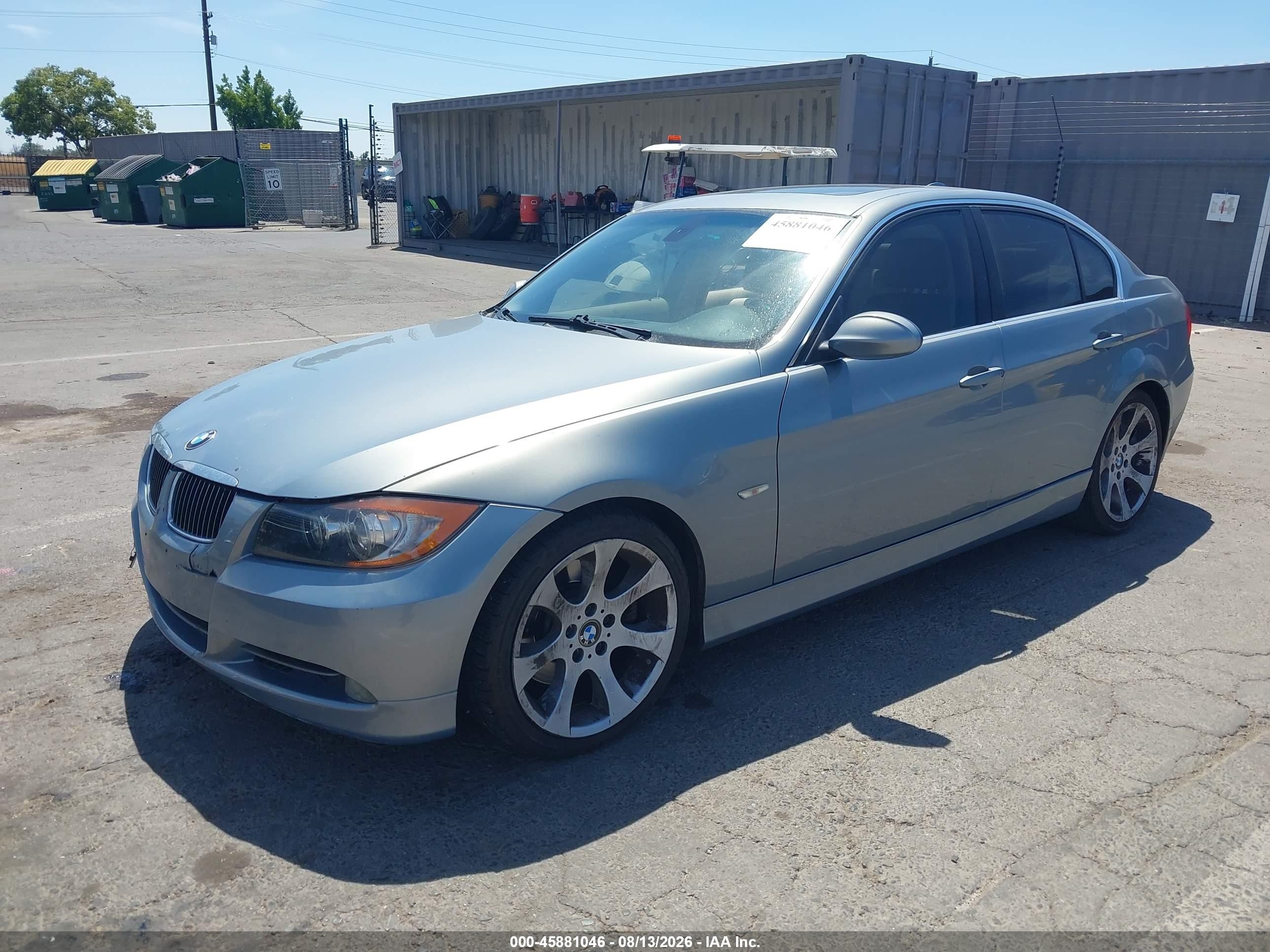 2006 Bmw 330i   Серый vin: WBAVB33546KR76432
