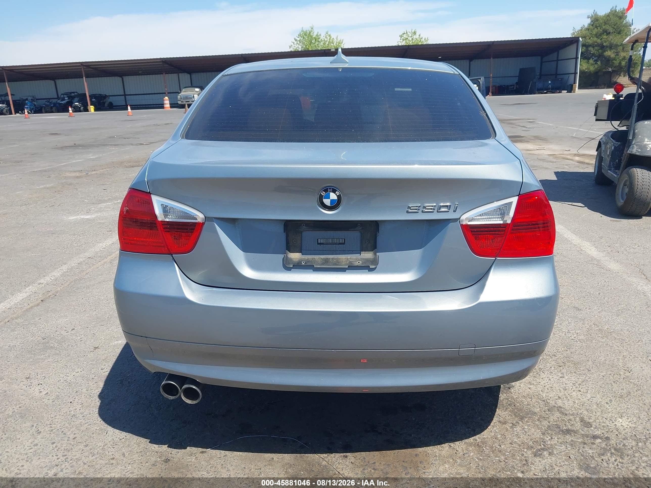 2006 Bmw 330i   Серый vin: WBAVB33546KR76432