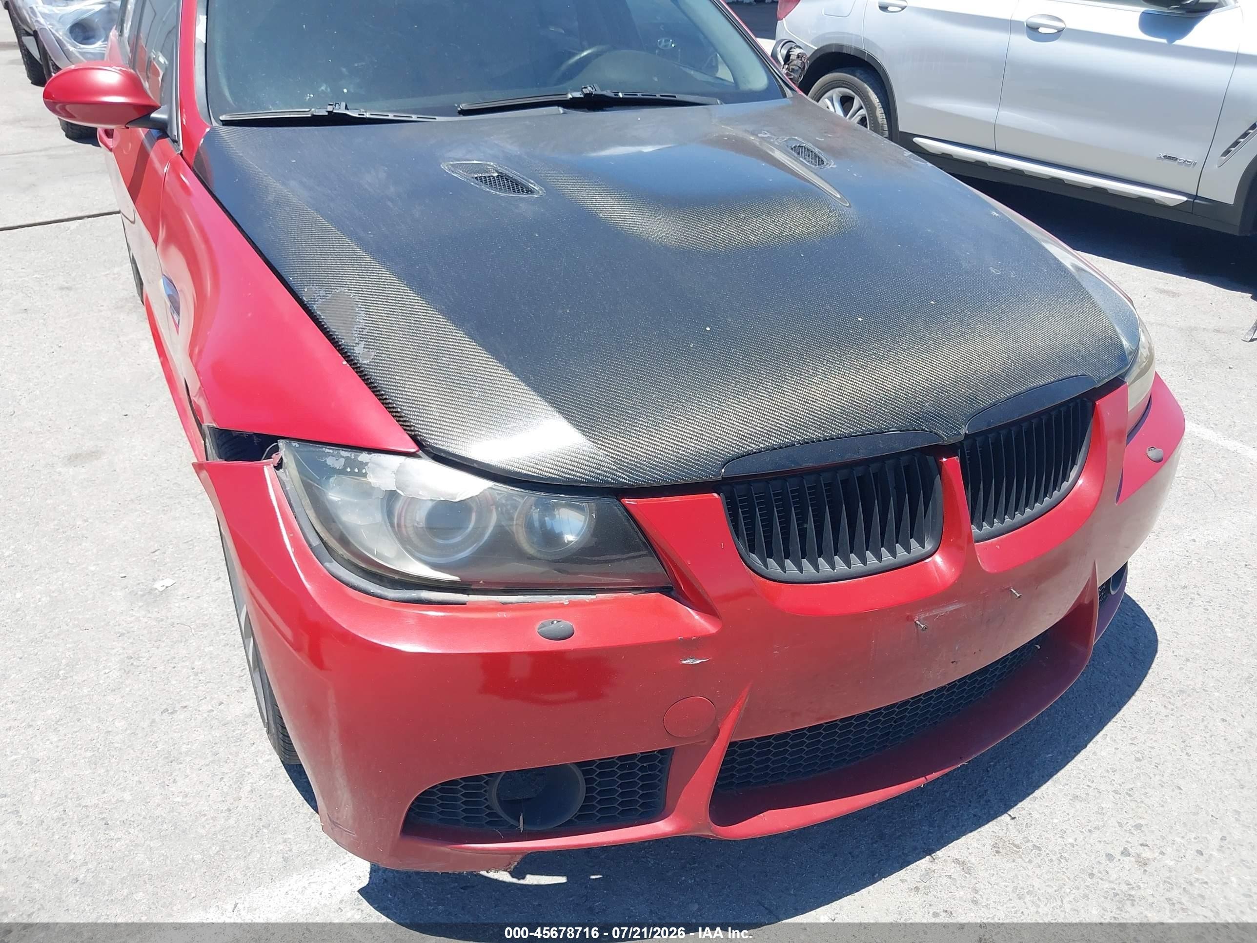 2006 Bmw 330i   Maroon vin: WBAVB33556KR73698