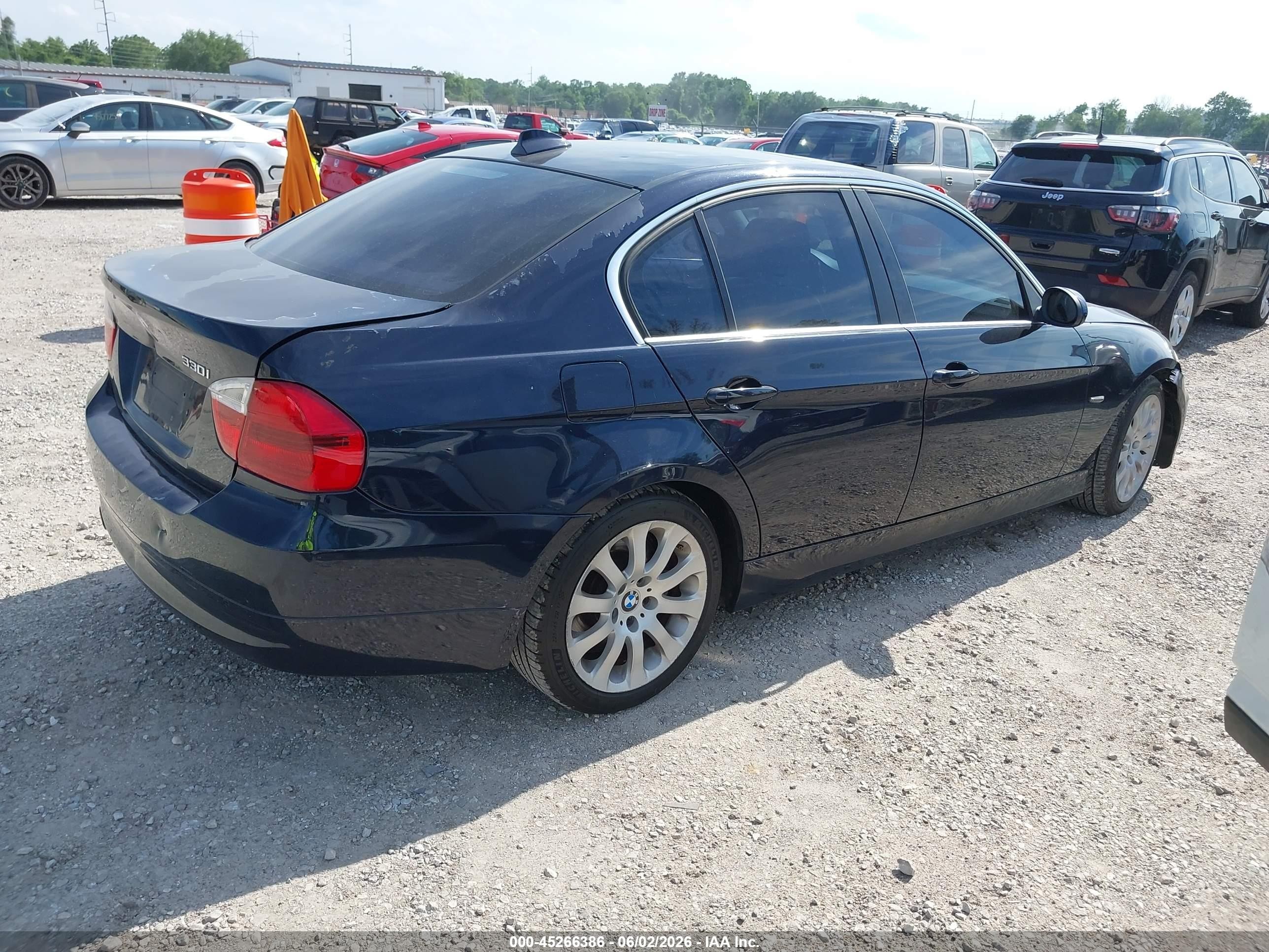 2006 Bmw 330i   Blue vin: WBAVB33556KR76178