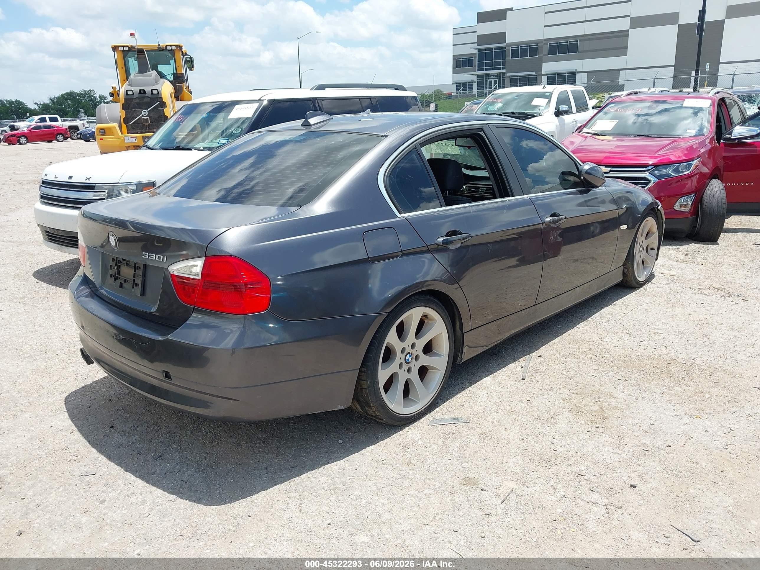 2006 Bmw 330i Gray vin: WBAVB33566KR75847