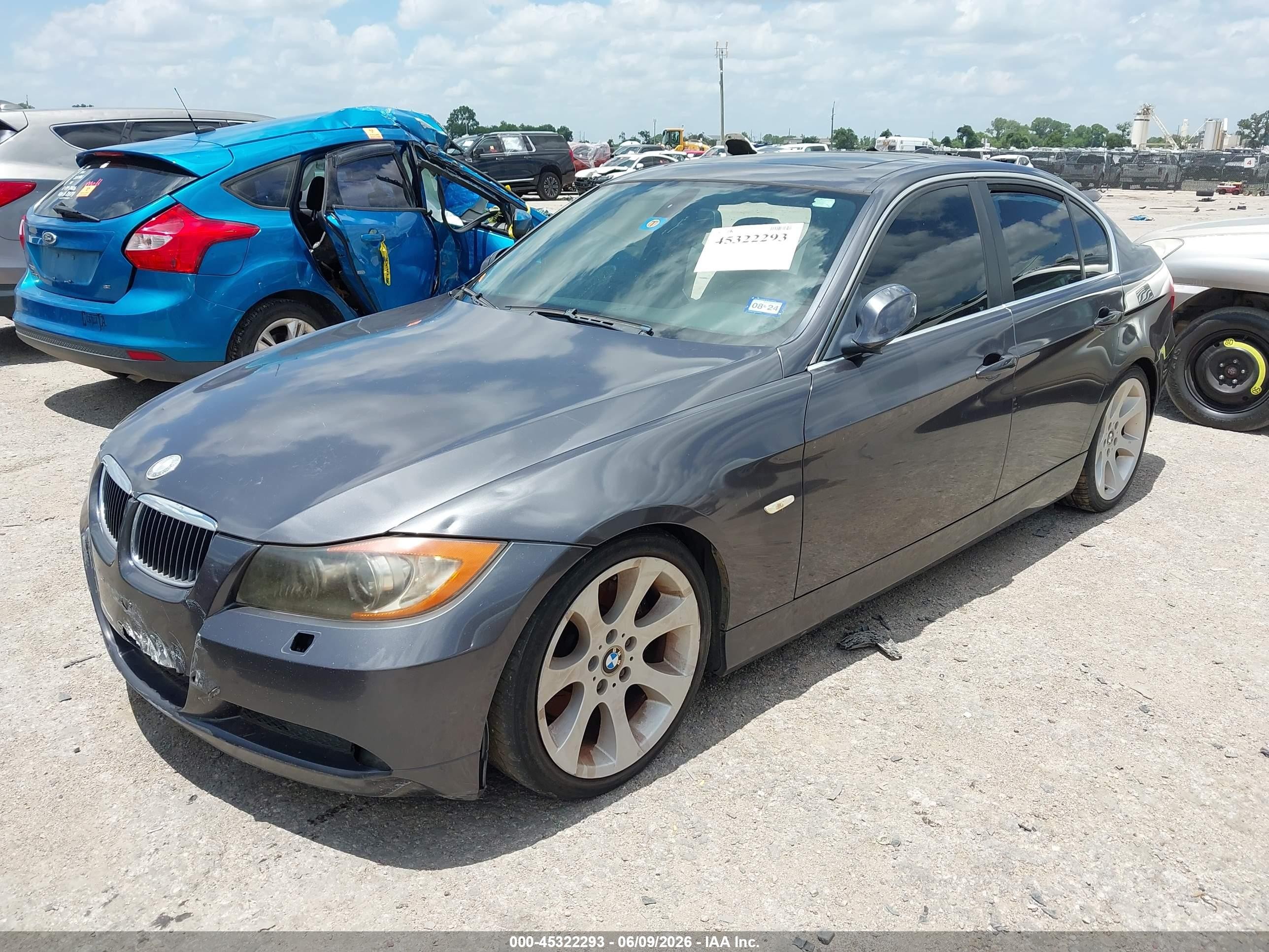 2006 Bmw 330i Gray vin: WBAVB33566KR75847