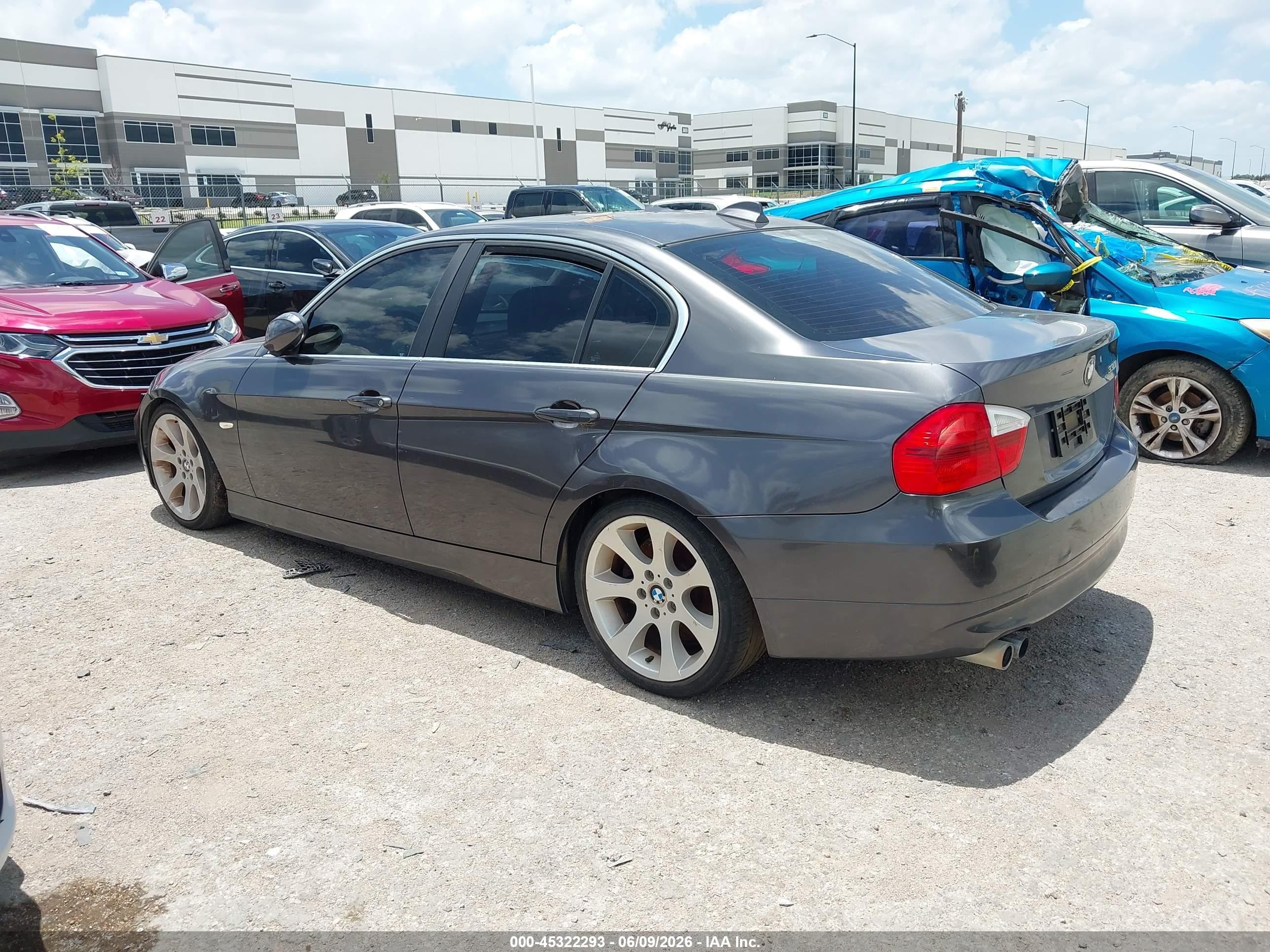 2006 Bmw 330i Gray vin: WBAVB33566KR75847