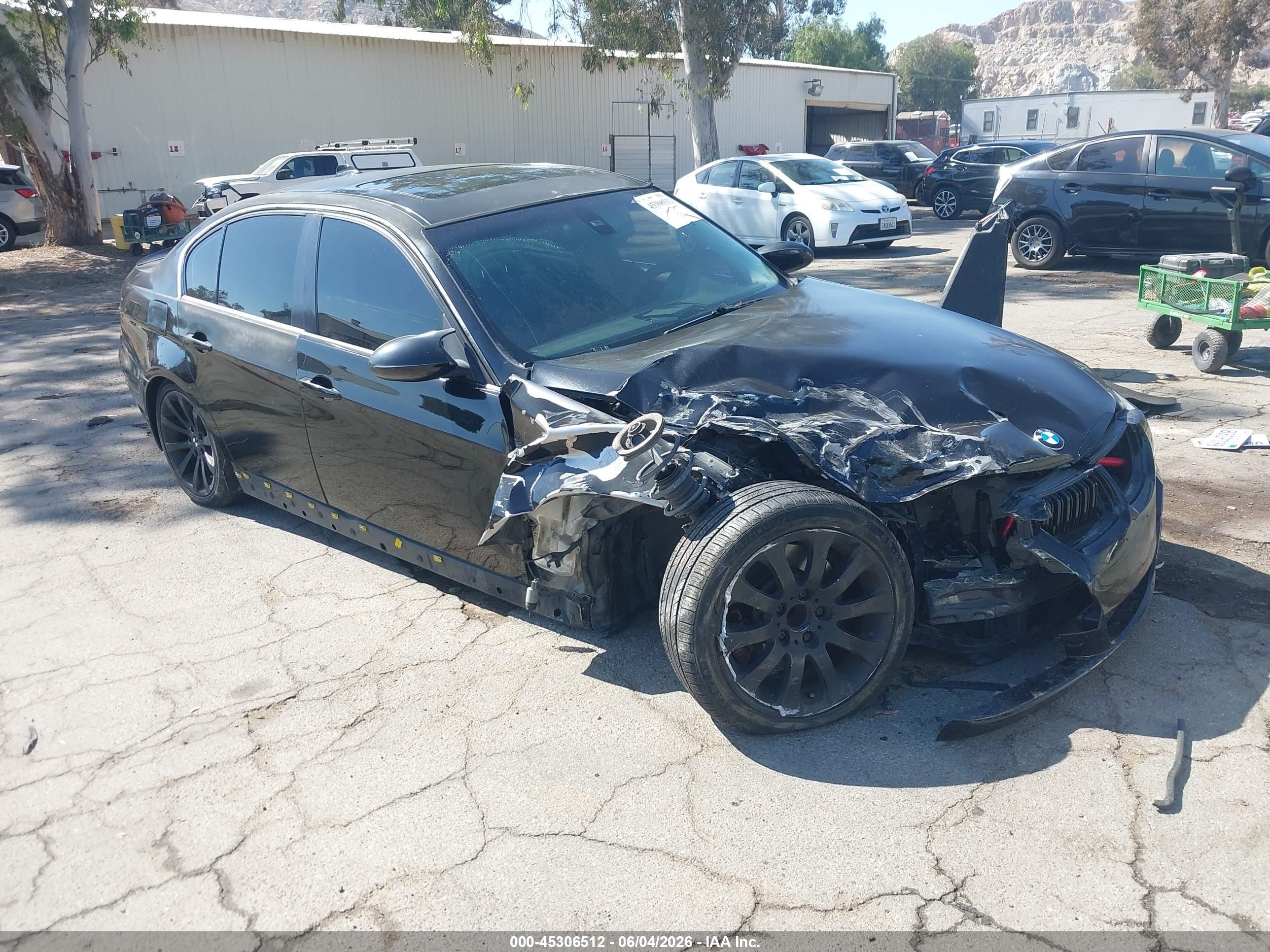 2006 Bmw 330i   Черный vin: WBAVB33566PS15226