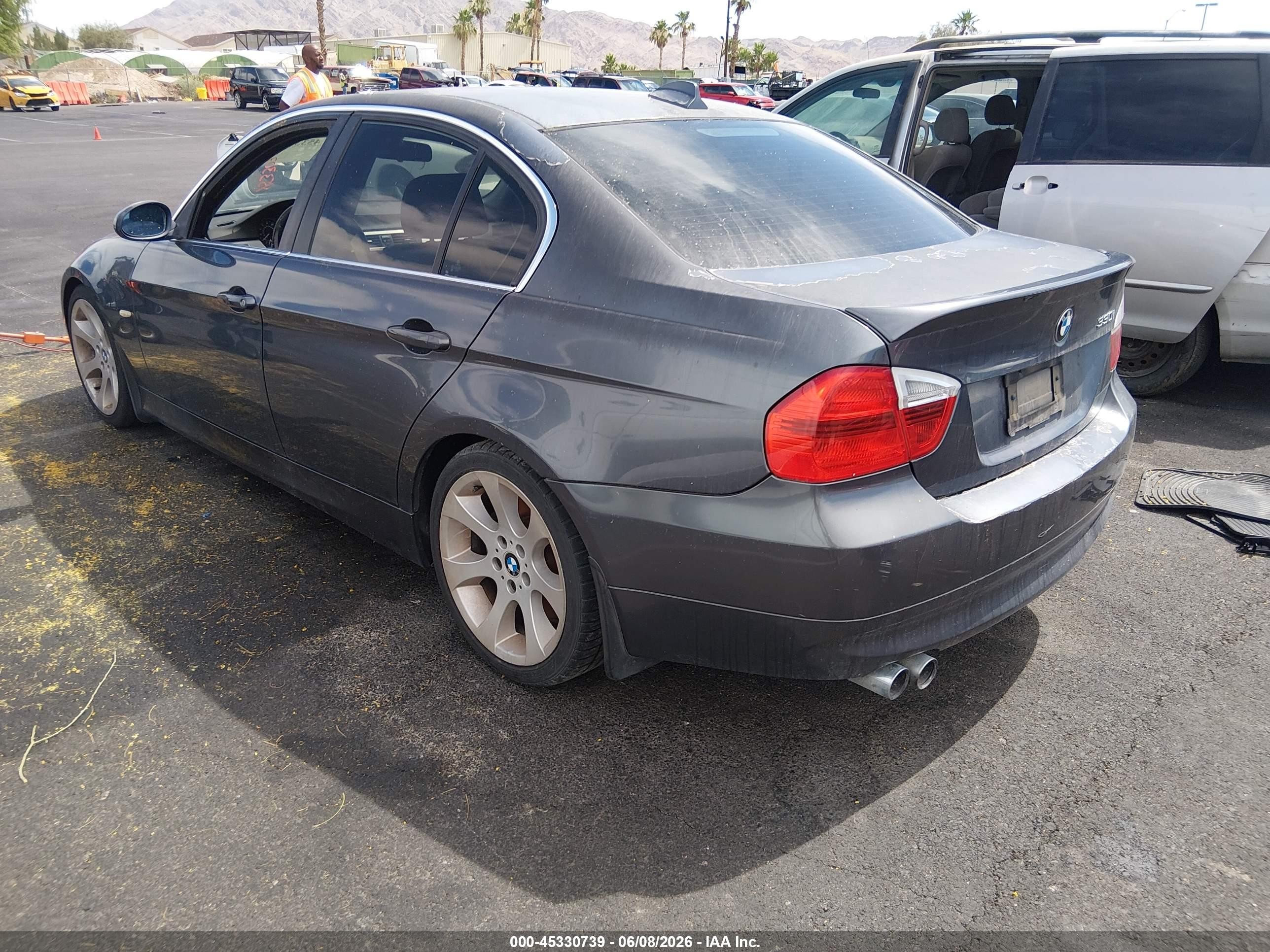2006 Bmw 330i Gray vin: WBAVB33566PS18515